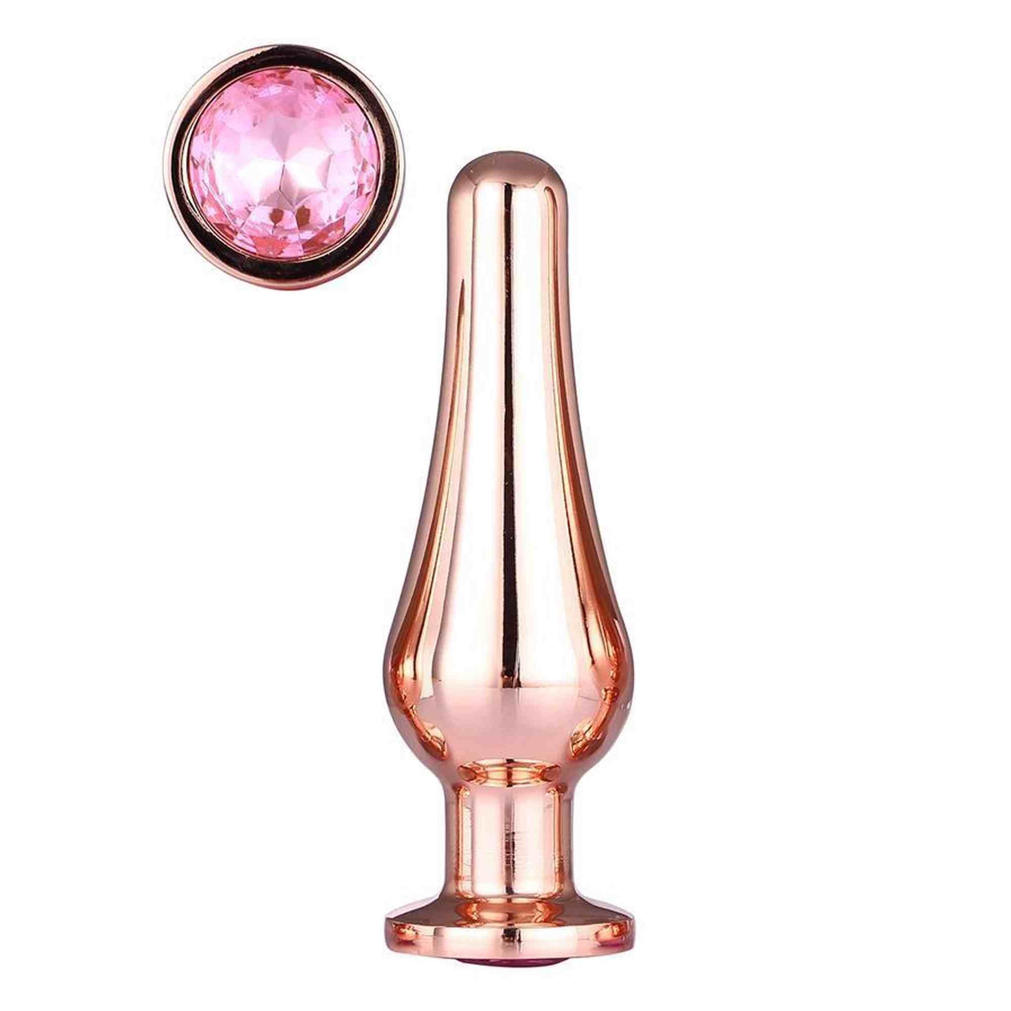 GLEAMING LOVE ROSE GOLD PLEASURE PLUG M