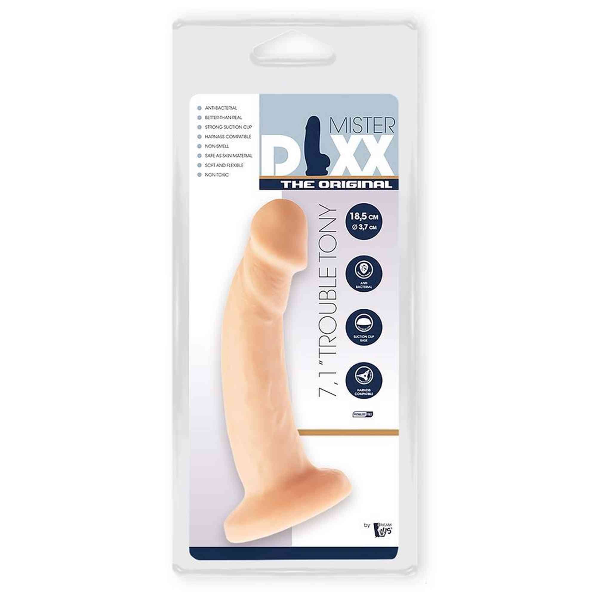 MR. DIXX TROUBLE TONY 7.1INCH DONG
