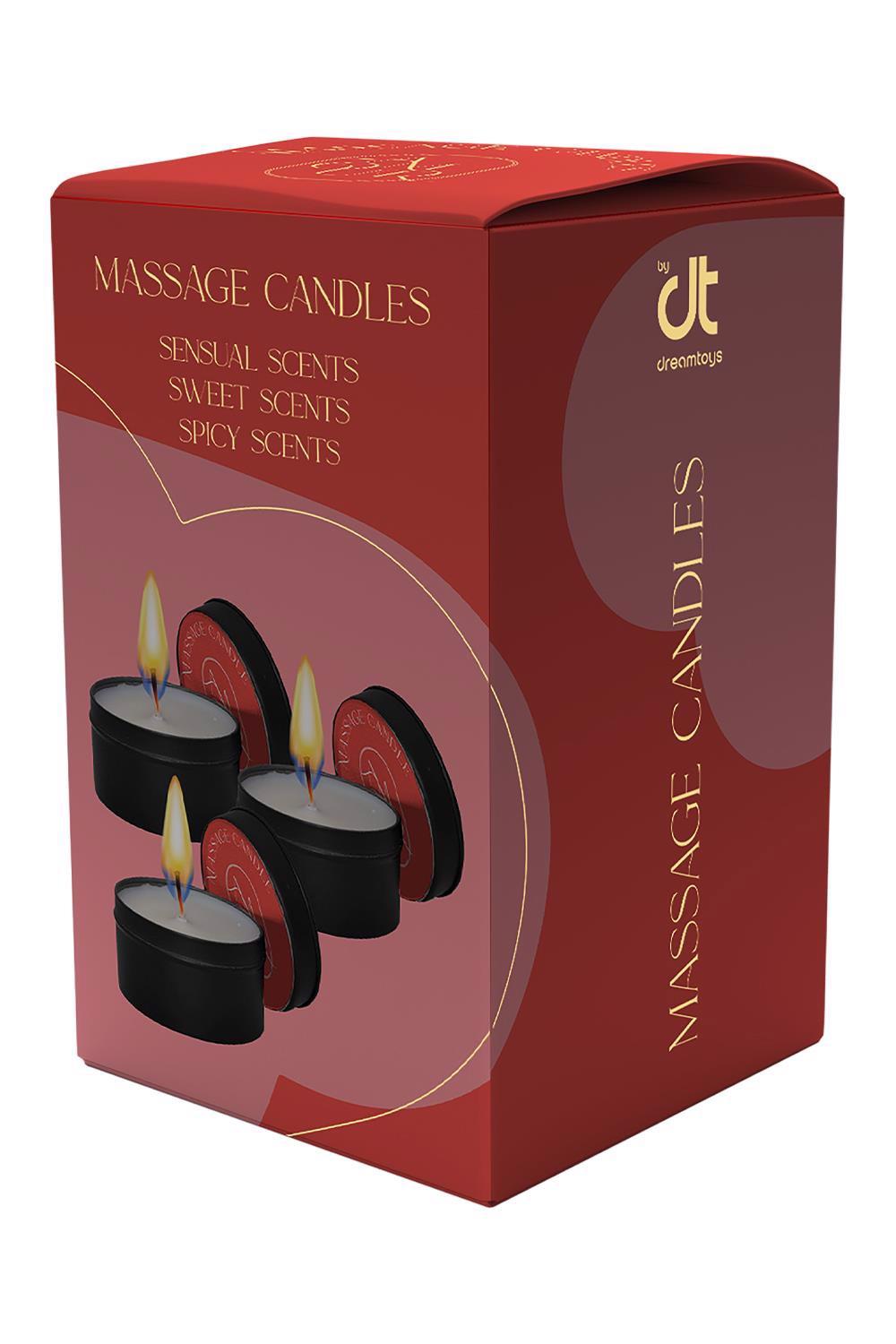 COFFRET DE 3 BOUGIES DE MASSAGE AMOUR
