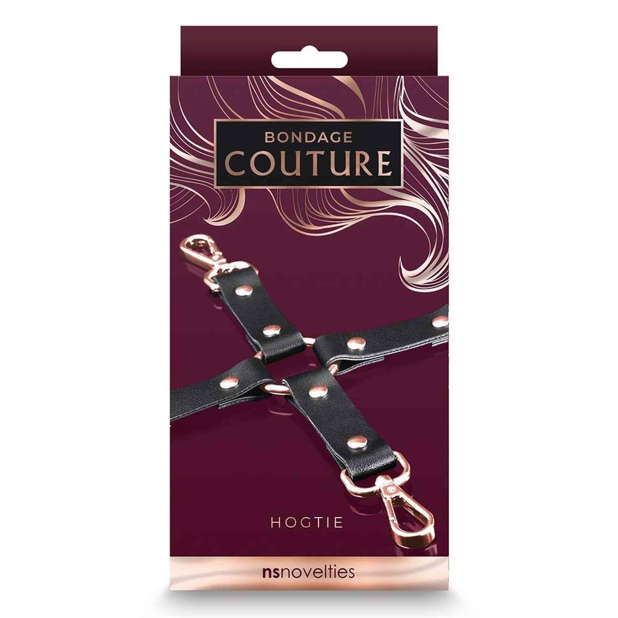 BONDAGE COUTURE HOG TIE BLACK
