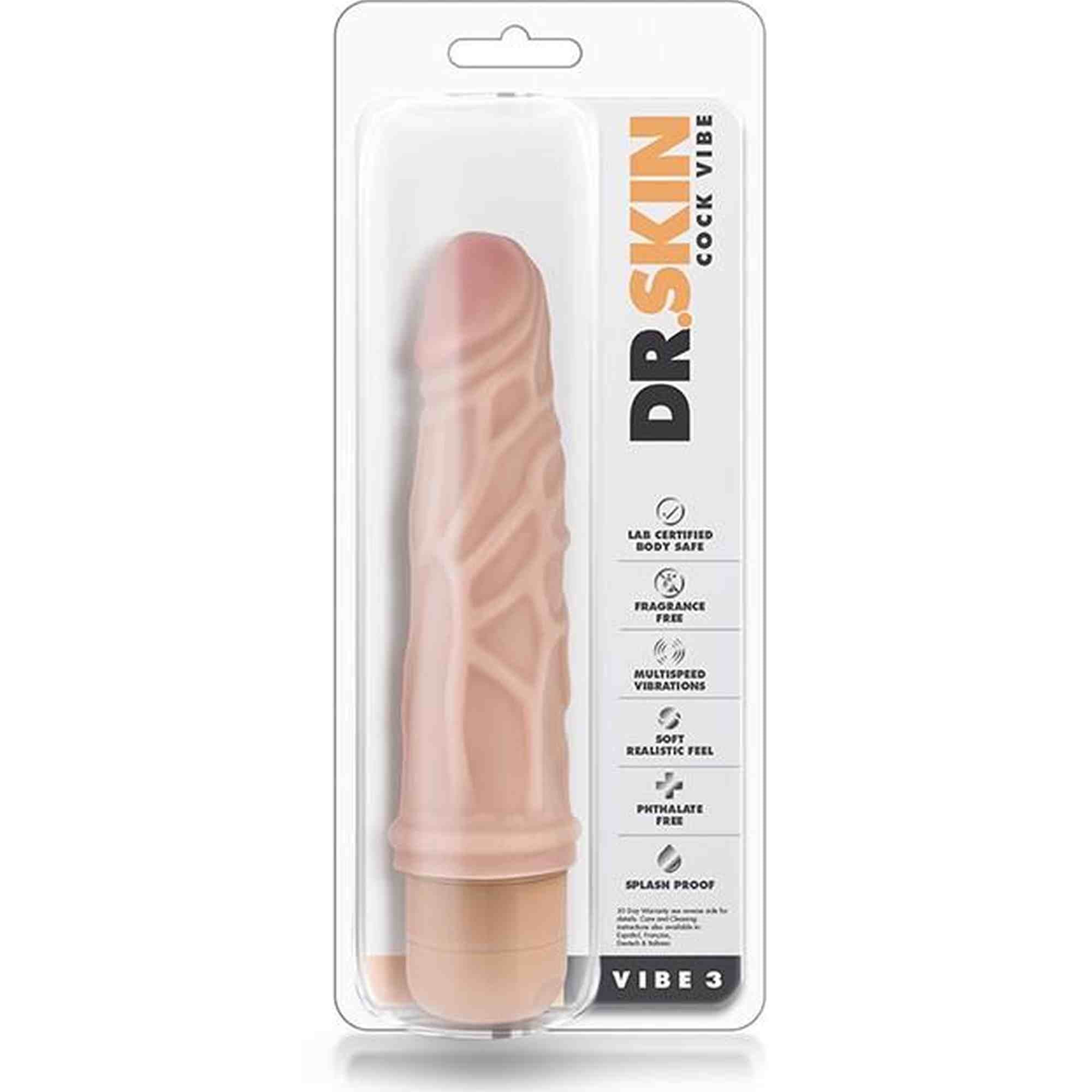 DR. SKIN COCK VIBE 3 FLESH
