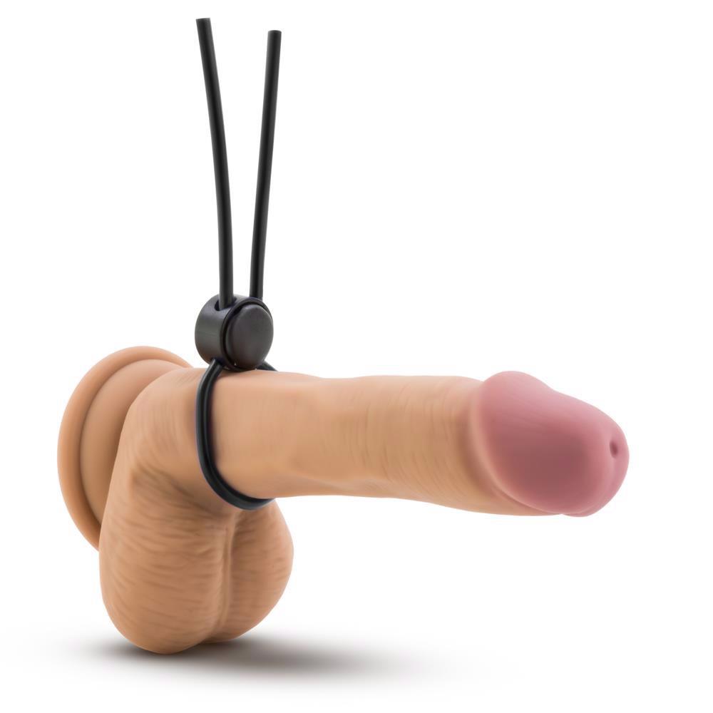 ANNEAU PÉNIS EN SILICONE DUR STAY HARD NOIR