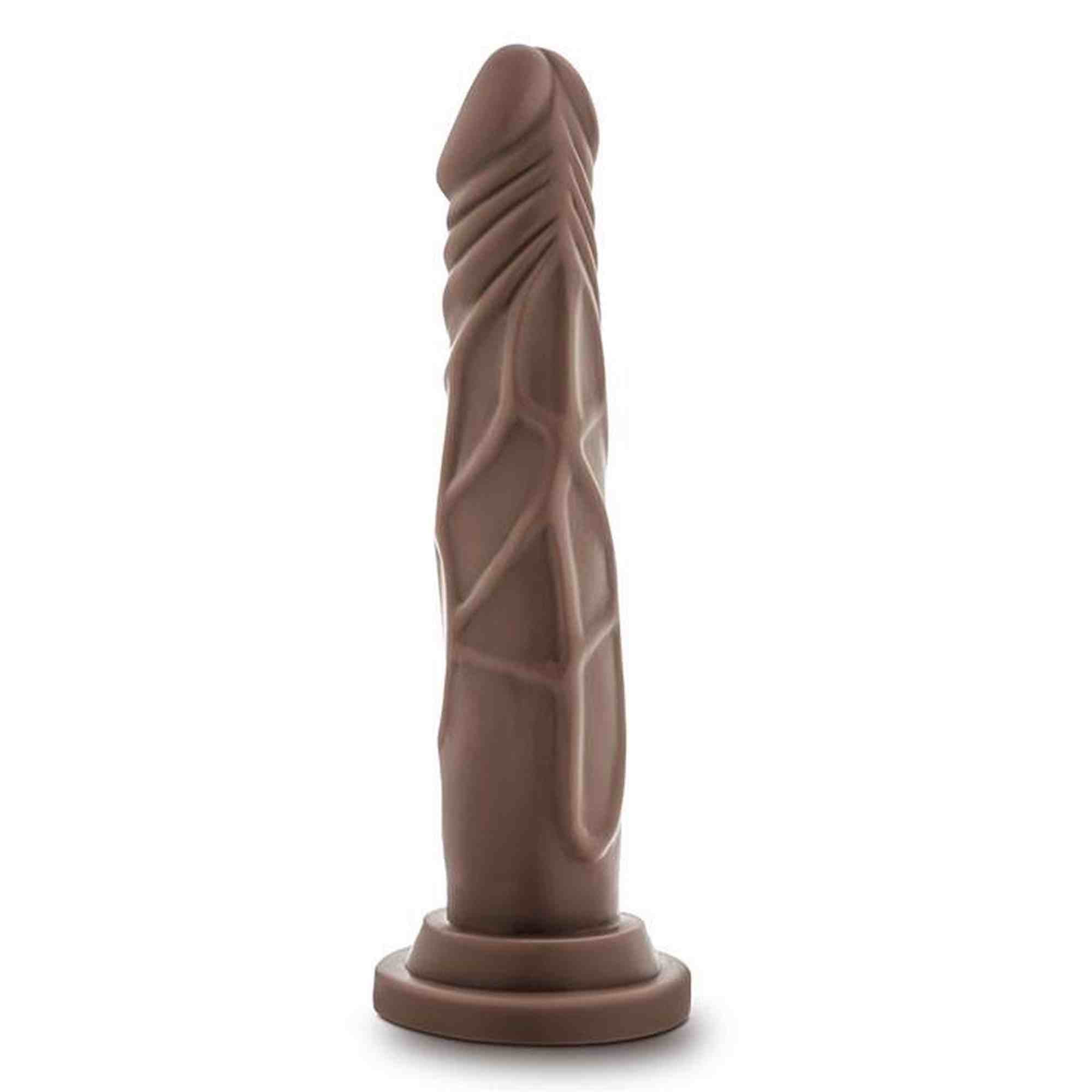 DR. SKIN REALISTIC COCK 7.5 CHOCOLATE