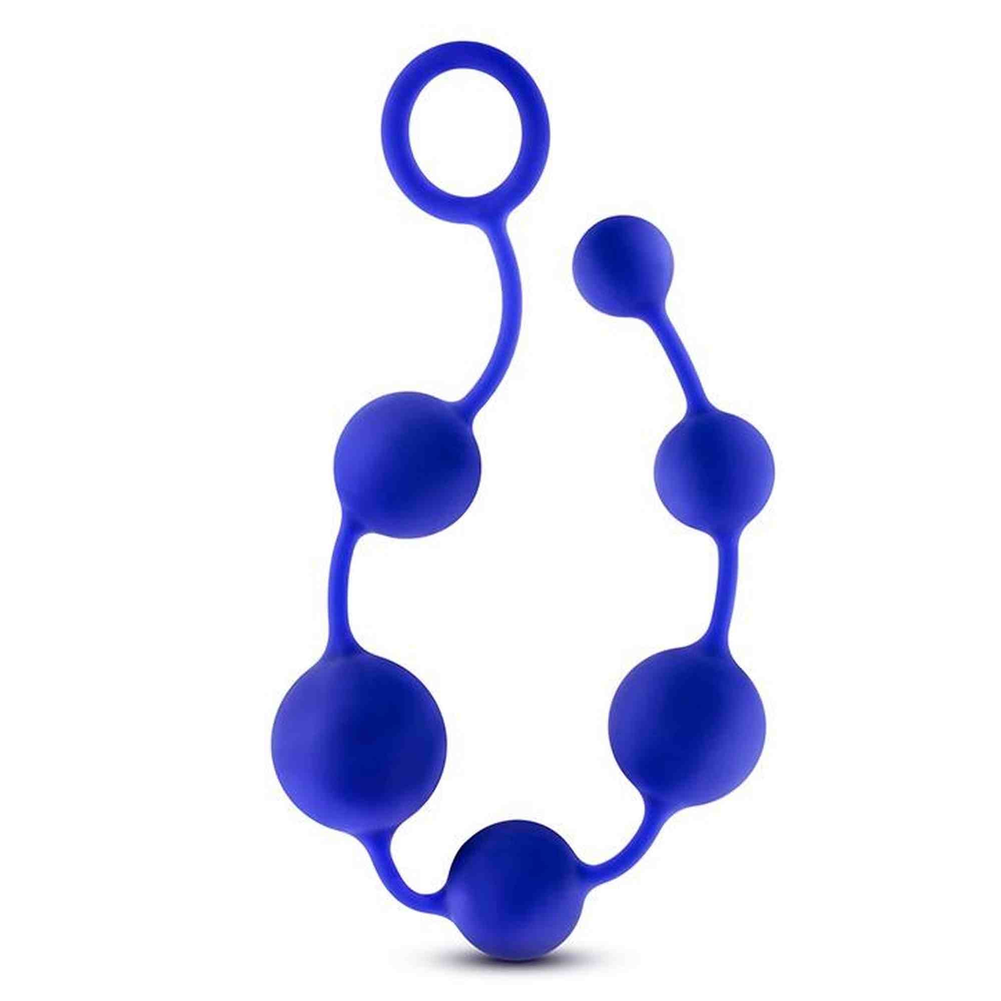 PERFORMANCE SILICONE ANAL BEADS INDIGO