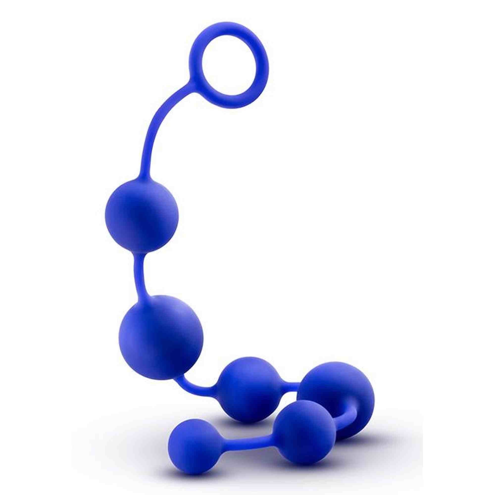PERFORMANCE SILICONE ANAL BEADS INDIGO