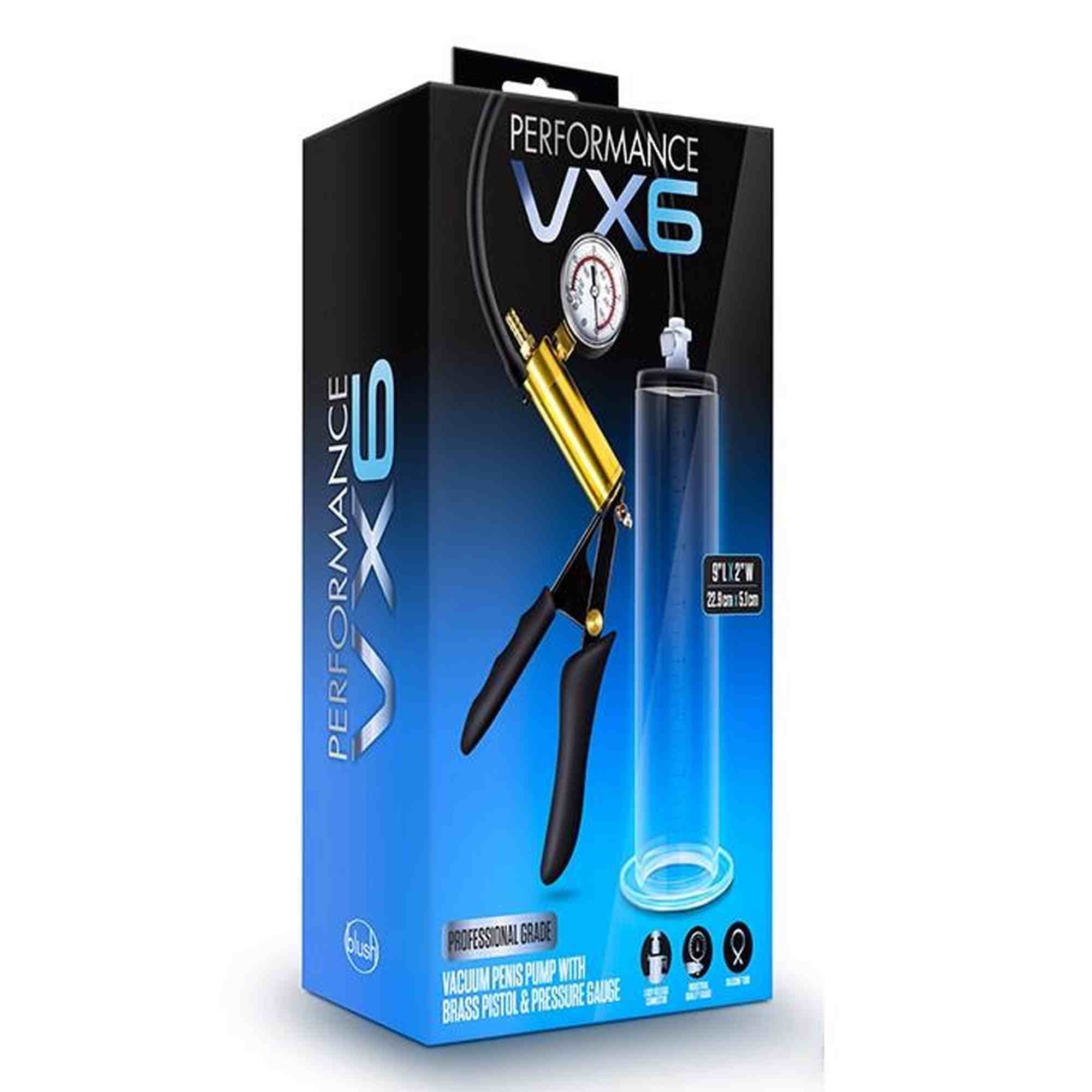 PERFORMANCE VX6 VACUUM PENIS PUMP CLEAR