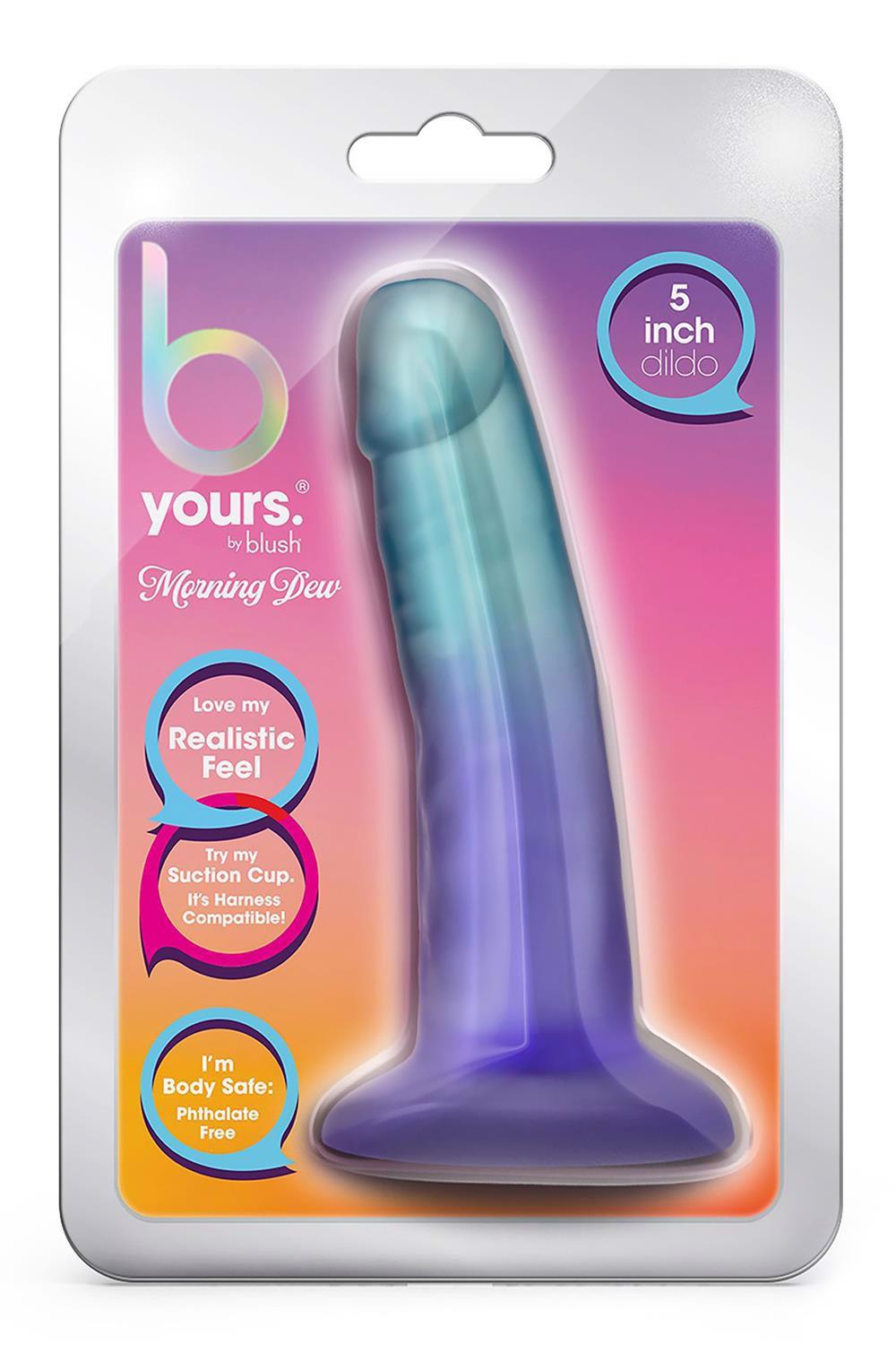 B YOURS MORNING DEW 5 POUCES GODEMICHET SAPPHIRE