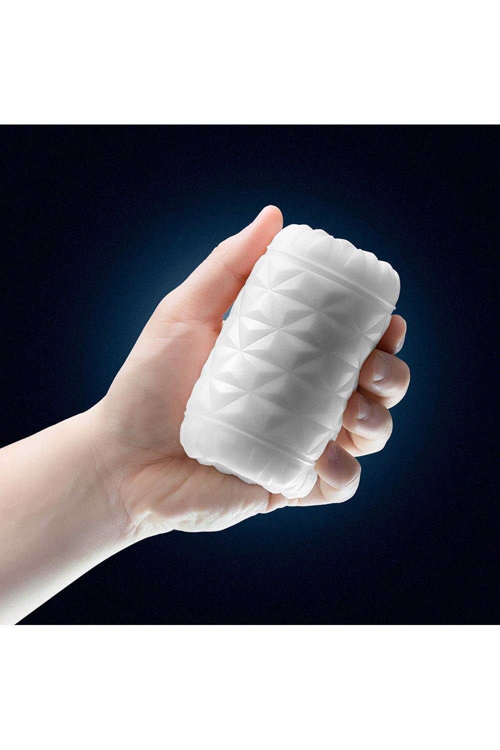 RIZE REAKT STROKER AUTO-LUBRIFIANT BLANC