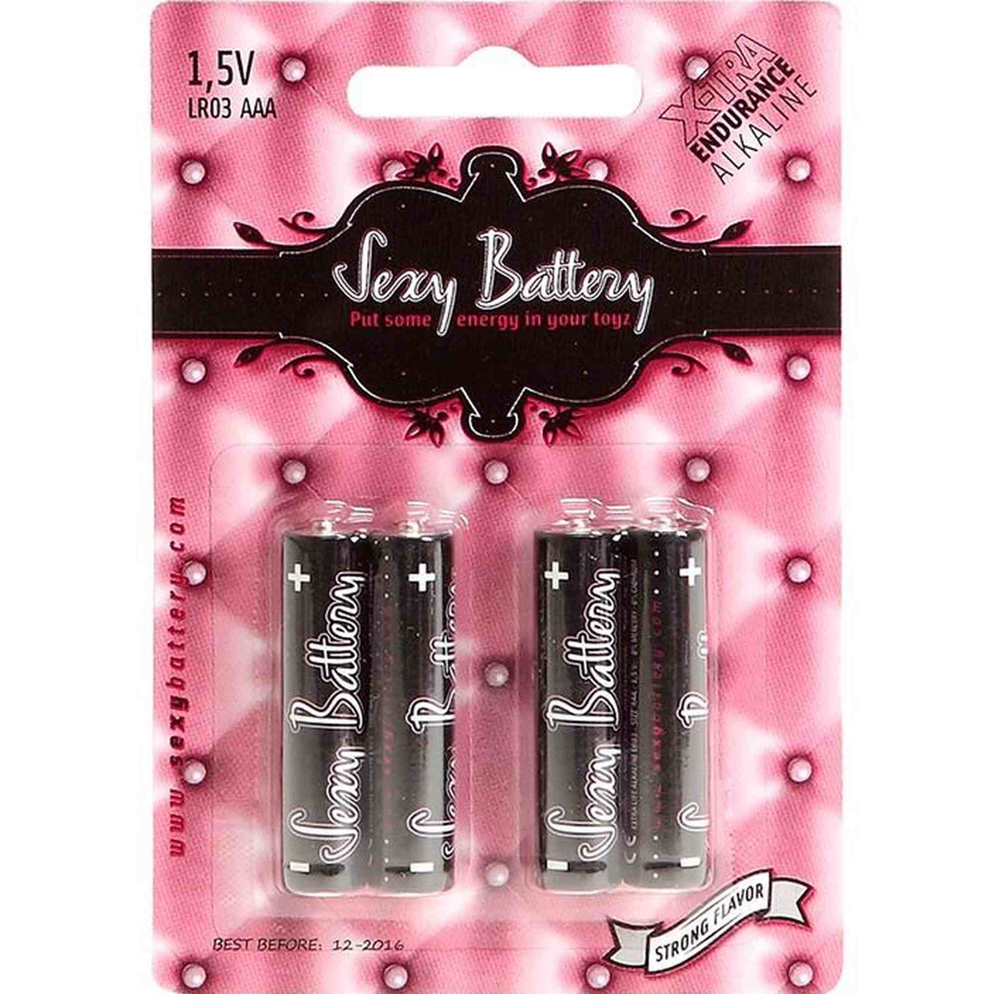 SEXY BATTERY ALKALINE 4PC. BLISTER AAA