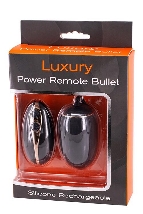 BULLET LUXE TÉLÉCOMMANDÉ NOIR