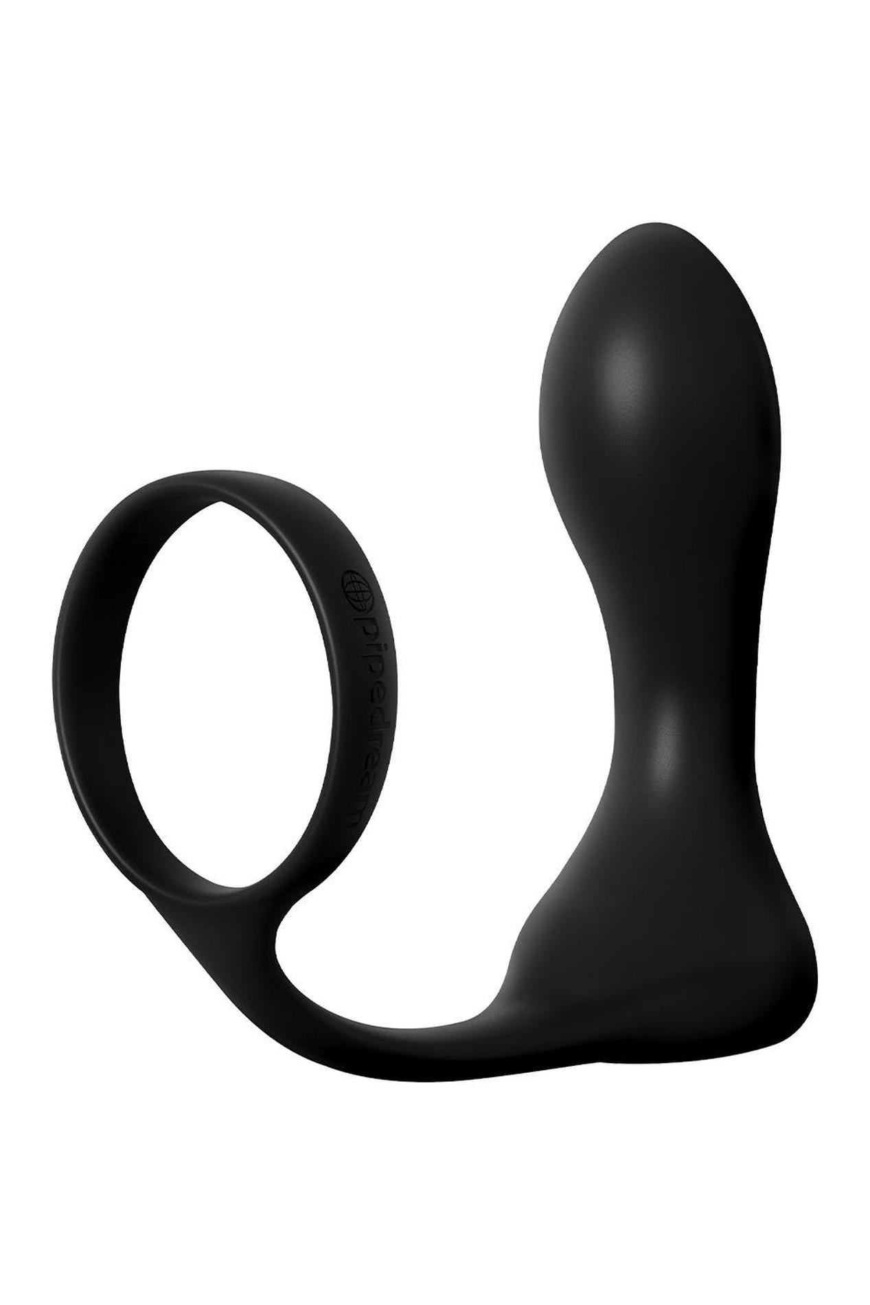 GODEMICHET DE FANTASME ANAL RECHARGEABLE ORGASME ANAL PRO NOIR