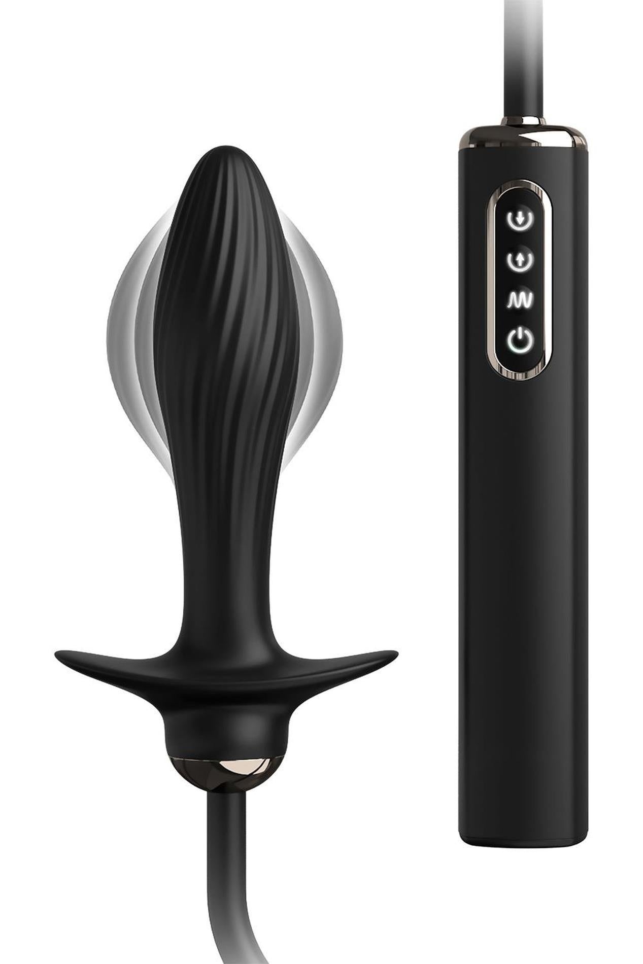 Auto-Throb Inflatable Vibrating Plug