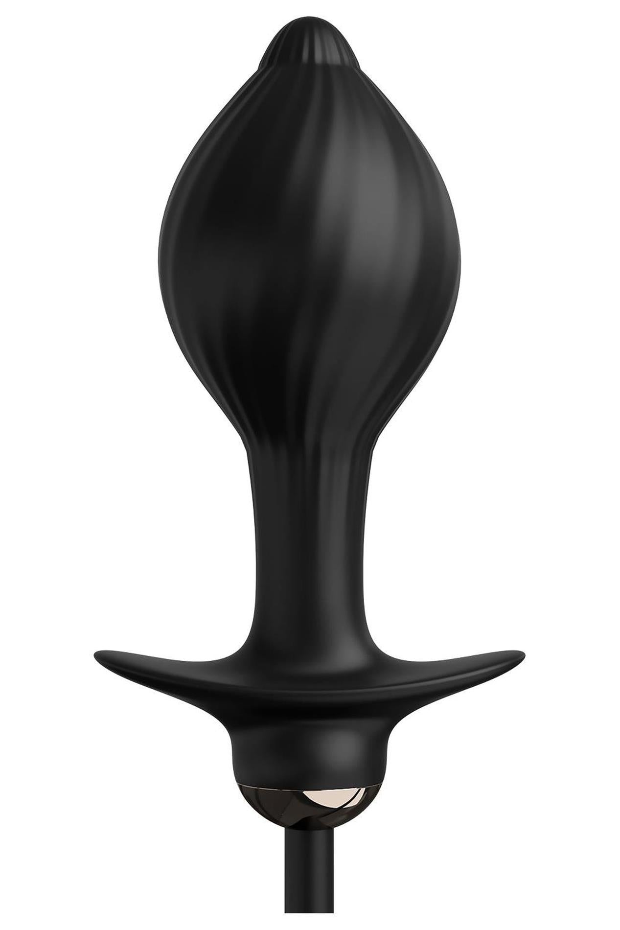 Auto-Throb Inflatable Vibrating Plug