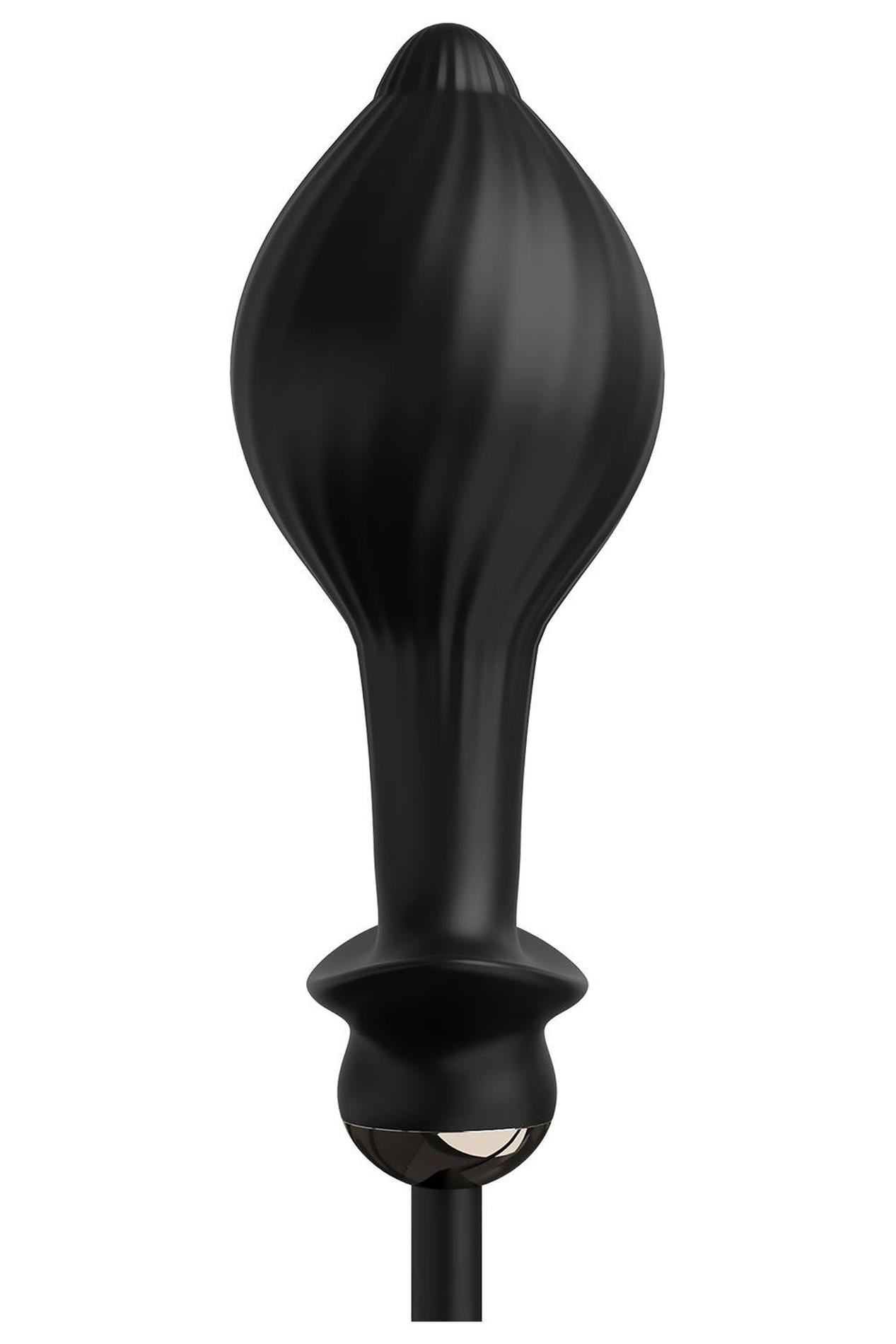 Auto-Throb Inflatable Vibrating Plug