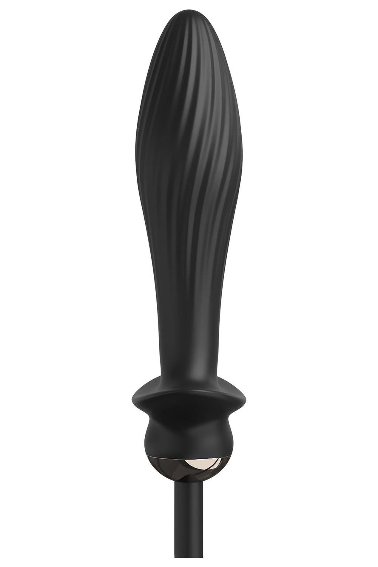 Auto-Throb Inflatable Vibrating Plug