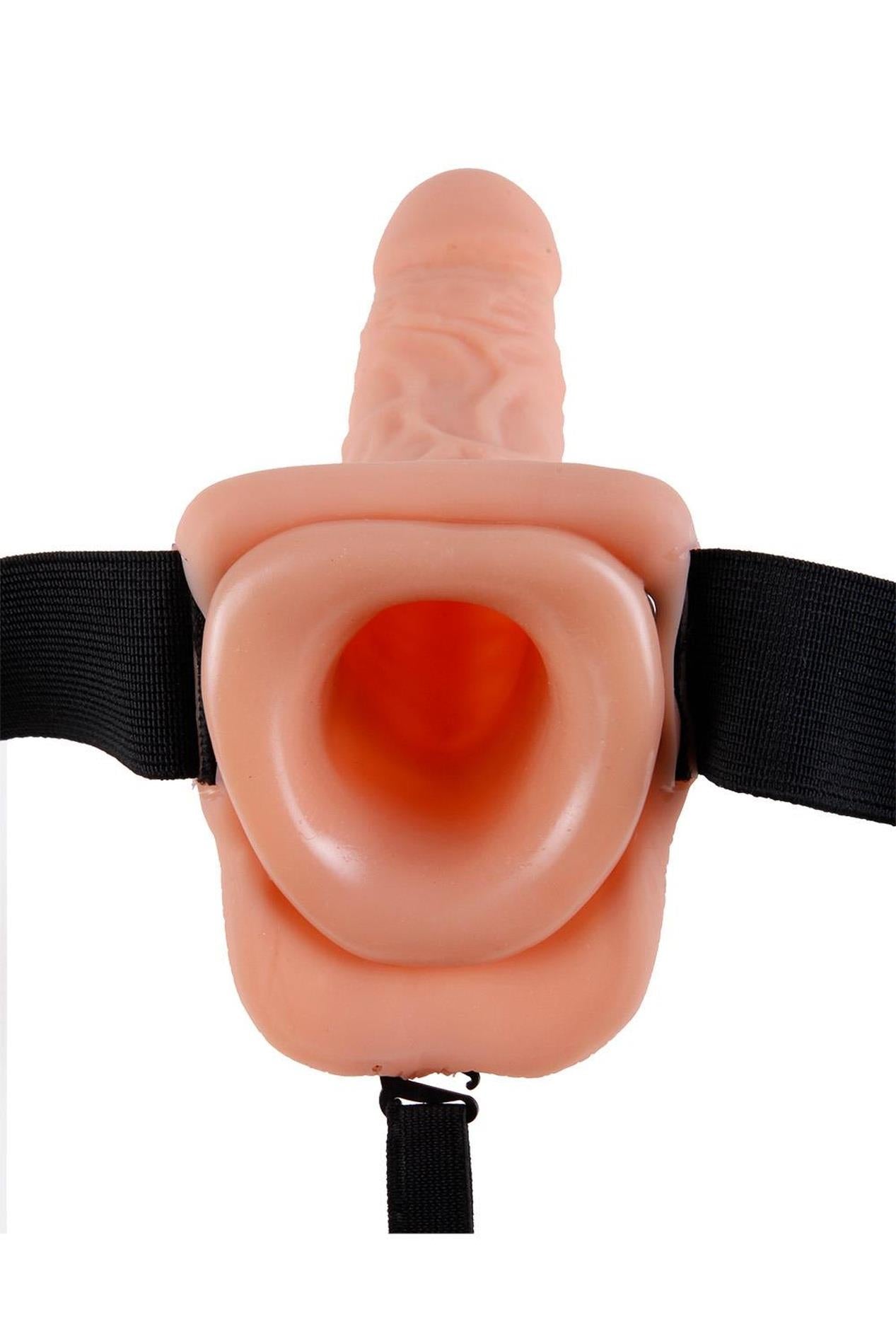 9" Hollow Strap-on with Balls