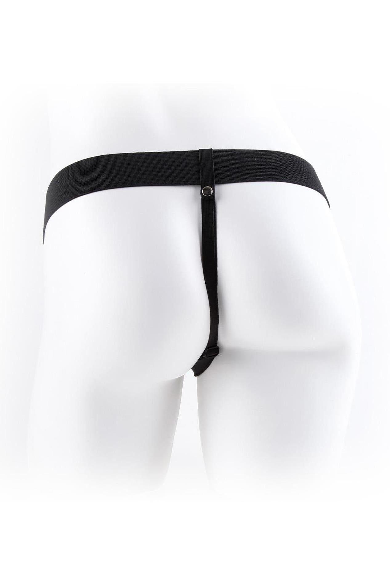7" Vibrating Hollow Strap-on