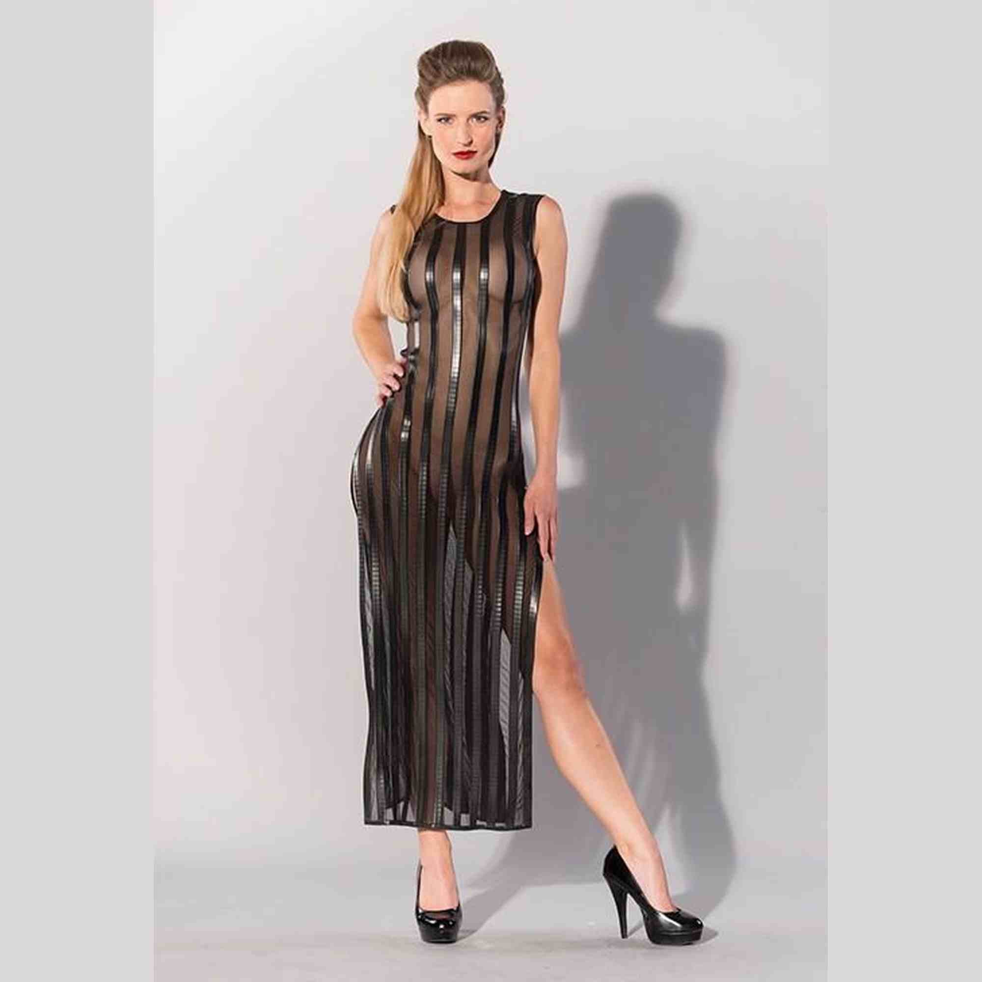 GP ROBE LONGUE RAYÉE DATEX IMPRIMÉ