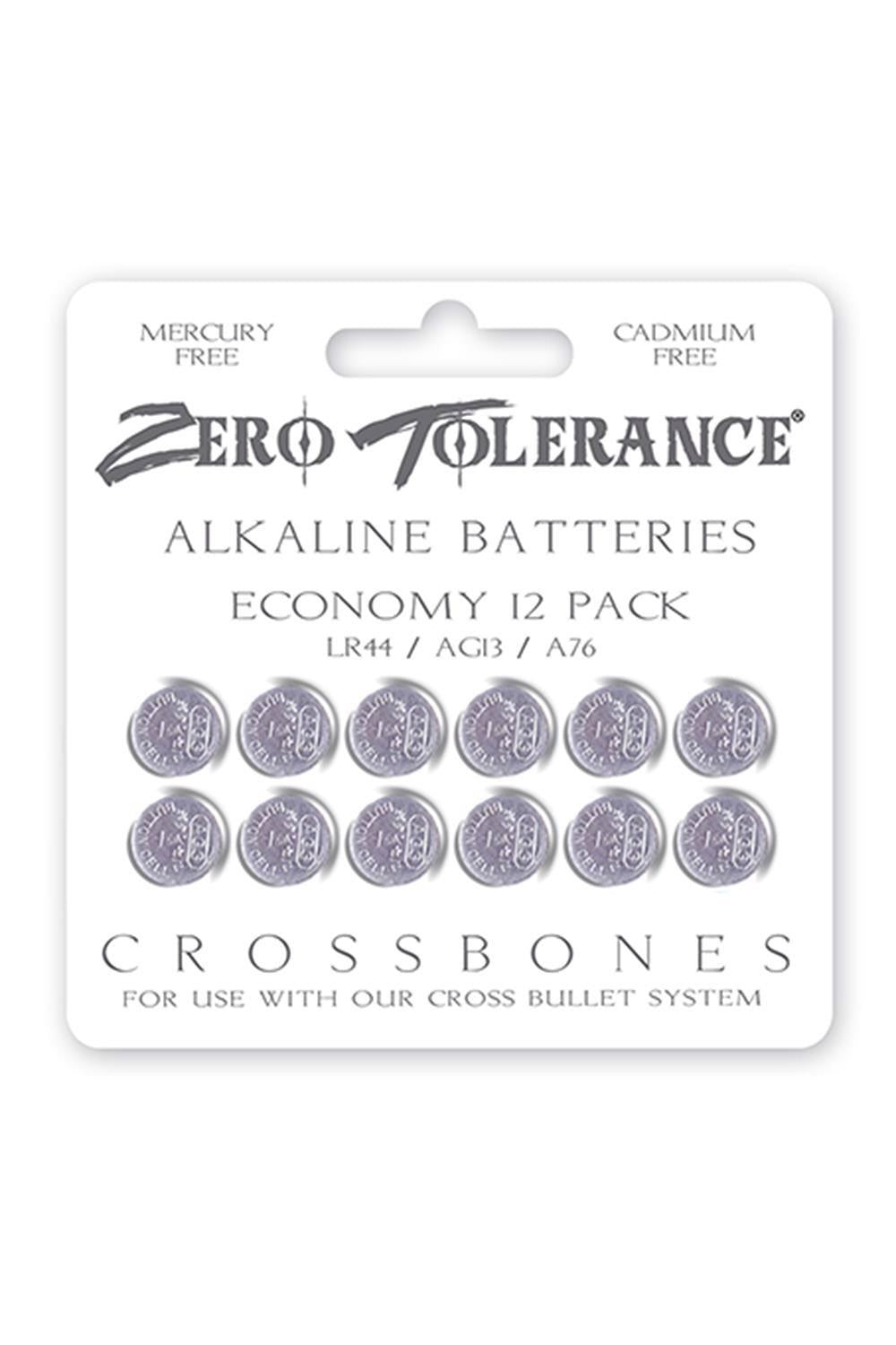 PILES ALCALINES ZÉRO TOLÉRANCE - LOT ÉCO DE 12