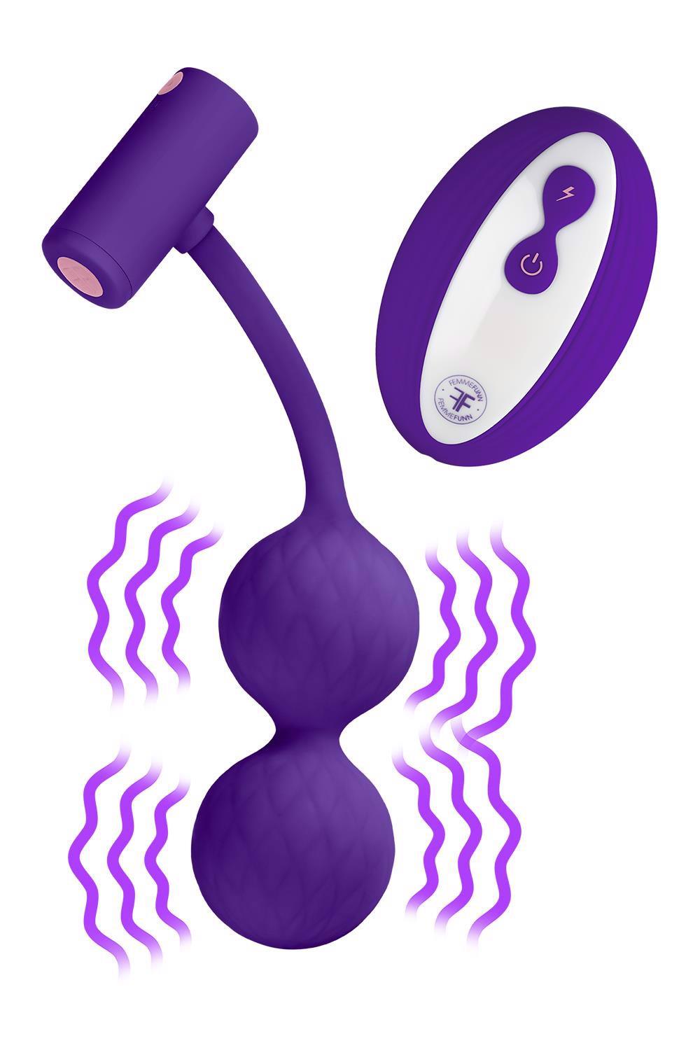 FEMMEFUNN MOMENTA  KEGEL BALLS PURPLE