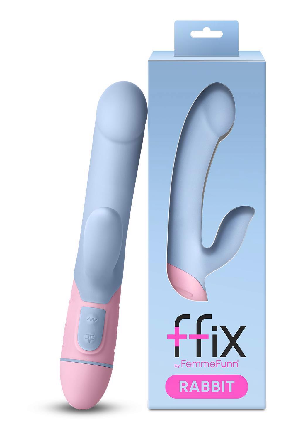 FEMMEFUNN FFIX RABBIT BLEU CLAIR