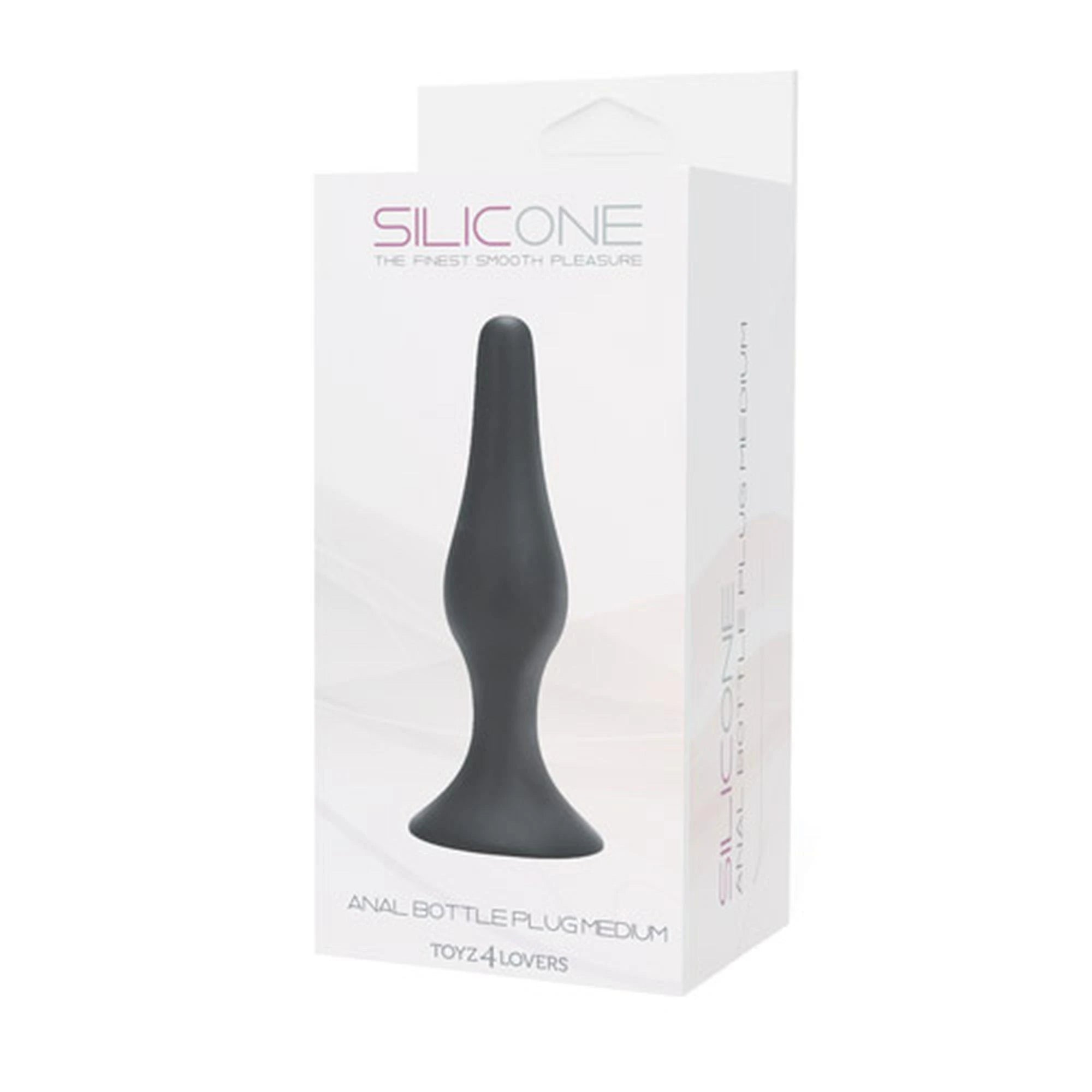 Plug-PLUG ANAL BOUTEILLE EN SILICONE MOYENNE