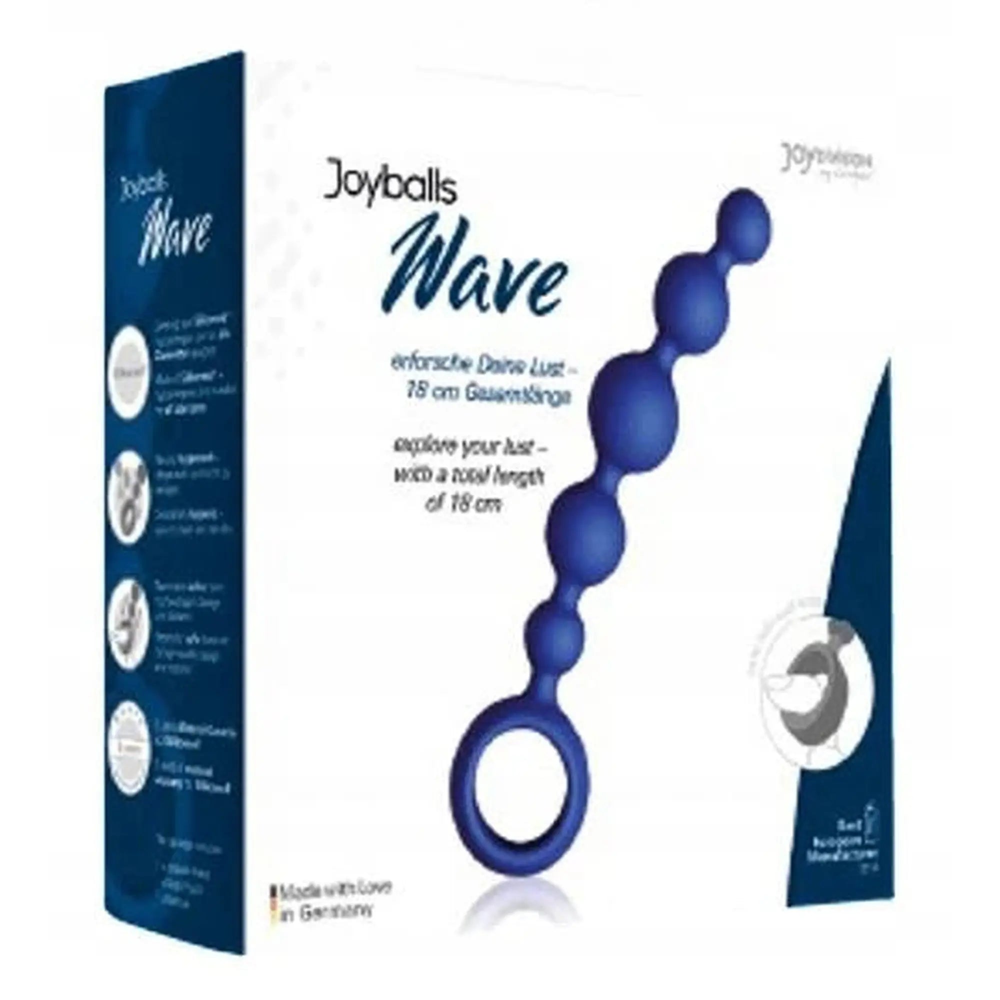 Plug/Joyballs anal Wave, short, blue