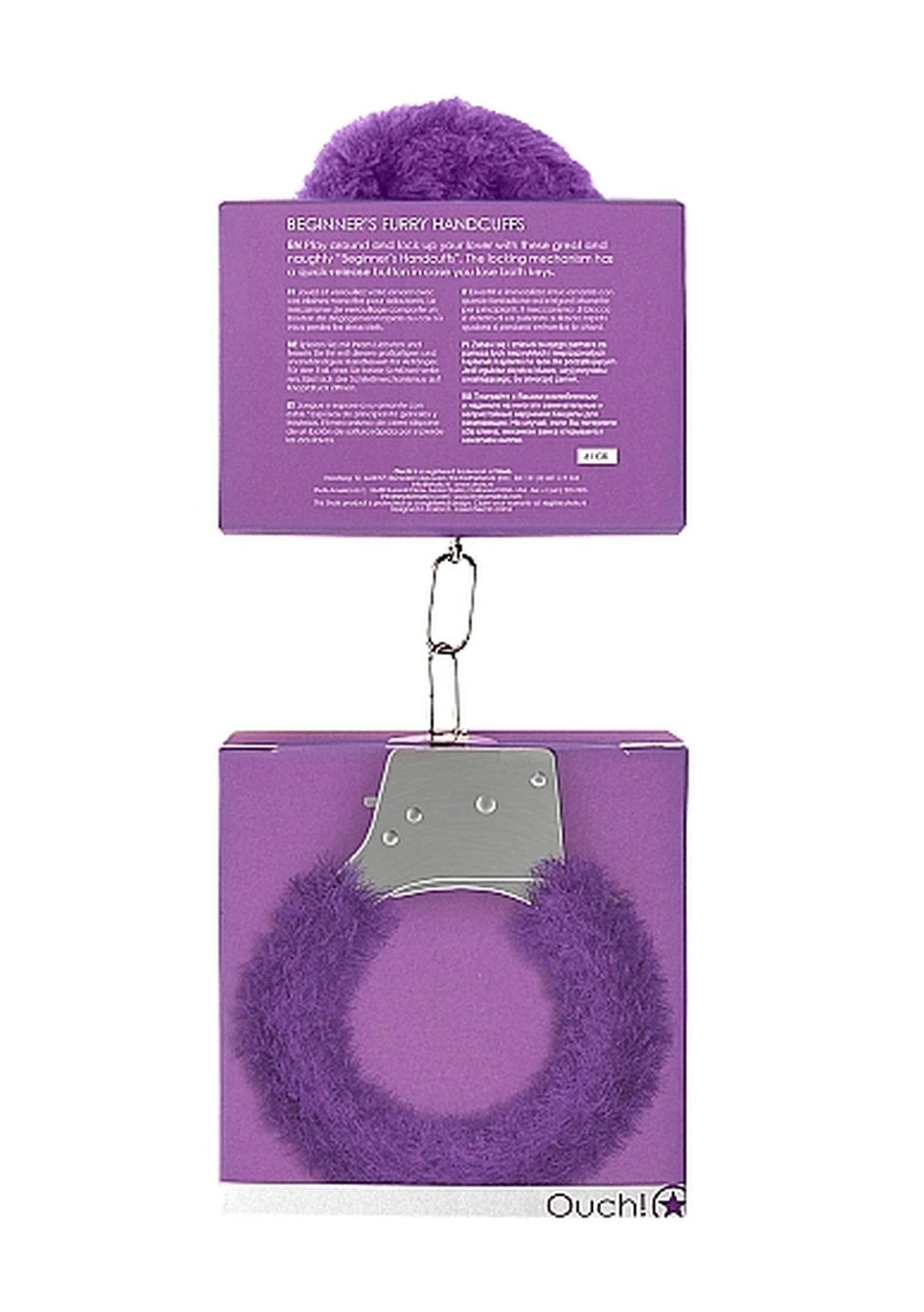 Menottes pour Débutants en Peluche - Violet