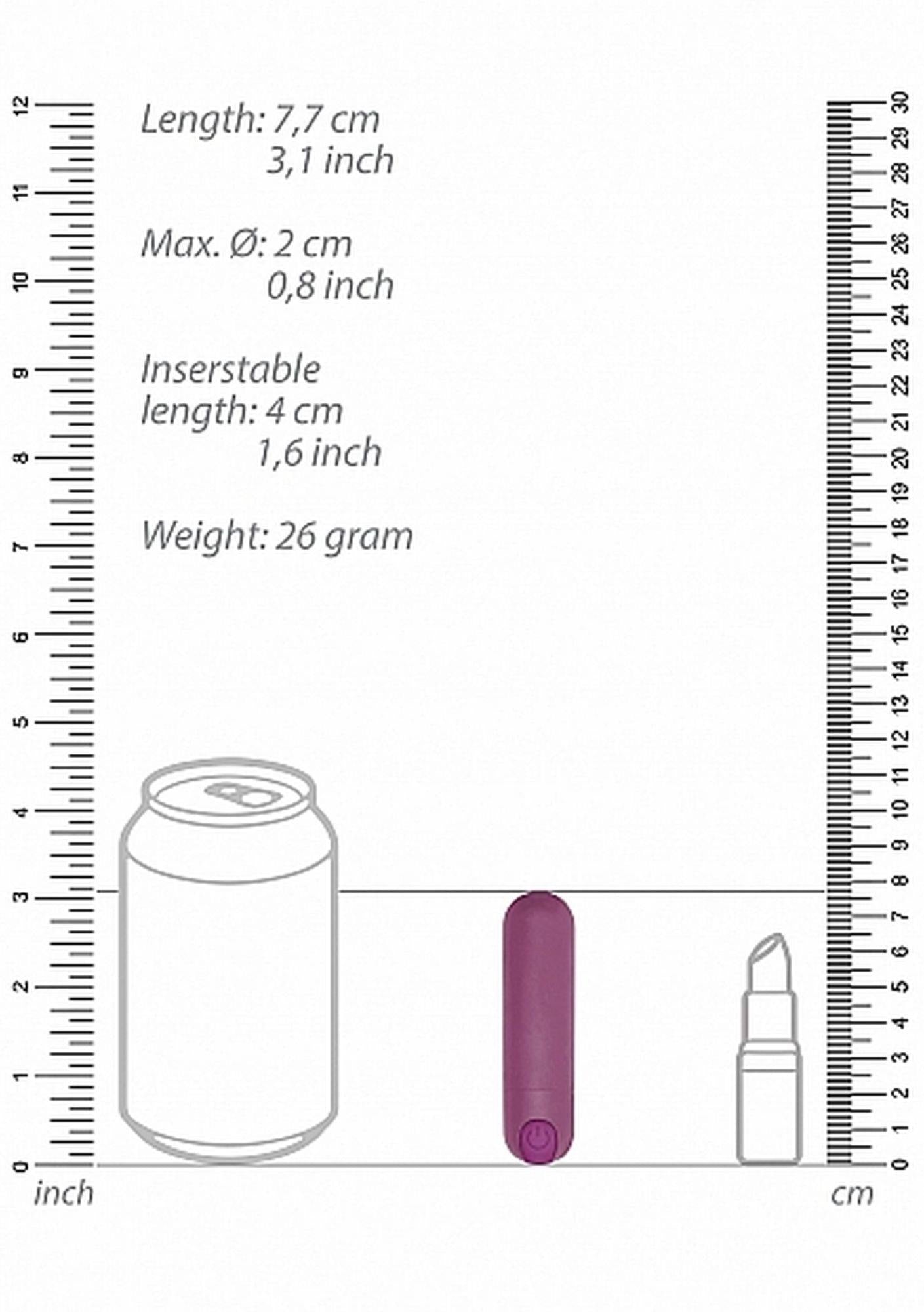 Balle vibrante rechargeable 10 vitesses - Violet