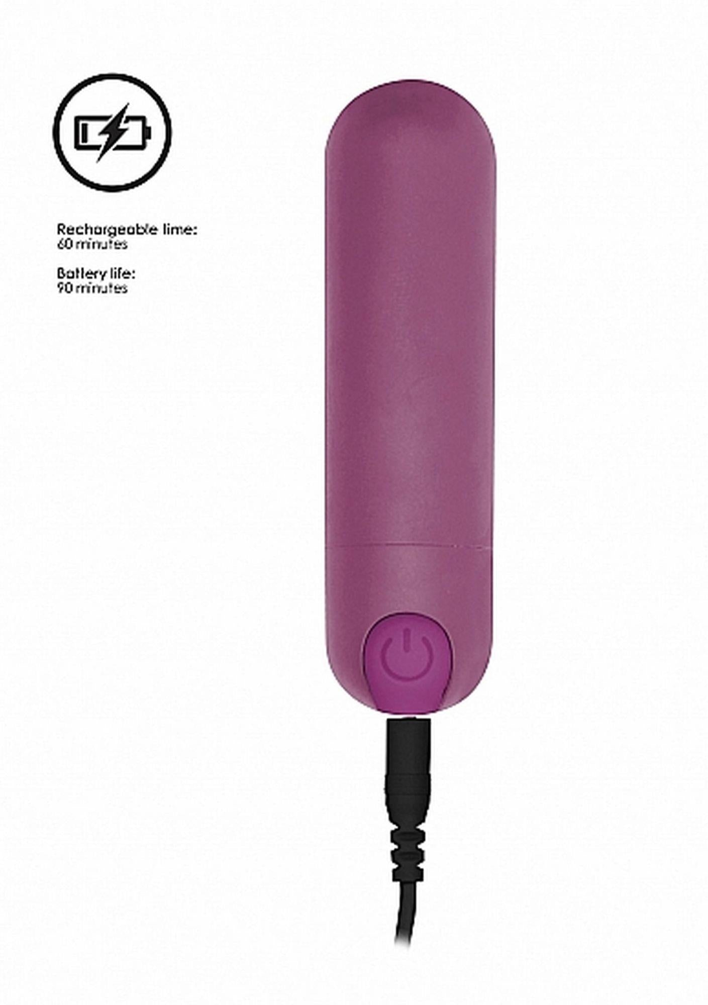 Balle vibrante rechargeable 10 vitesses - Violet