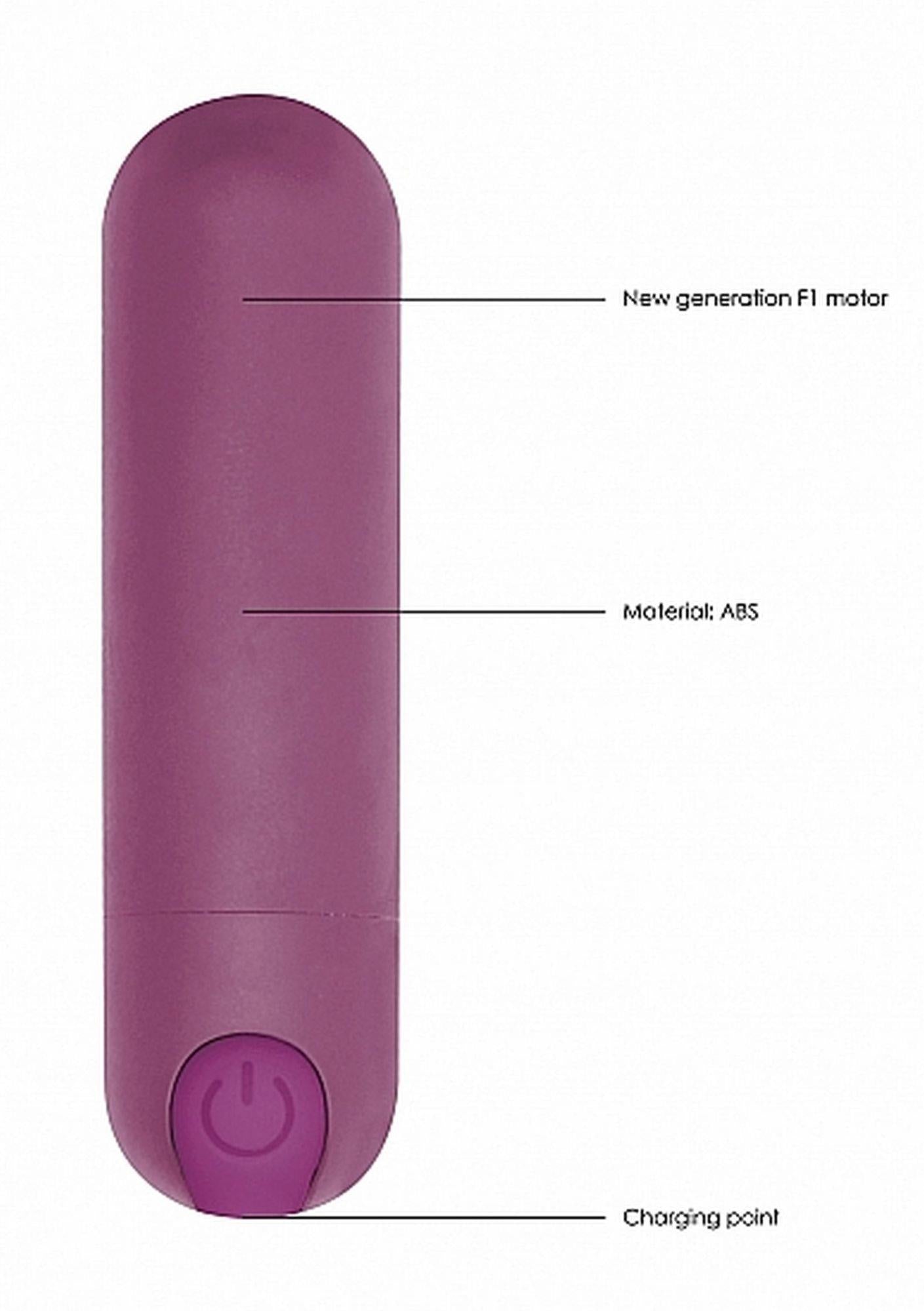 Balle vibrante rechargeable 10 vitesses - Violet