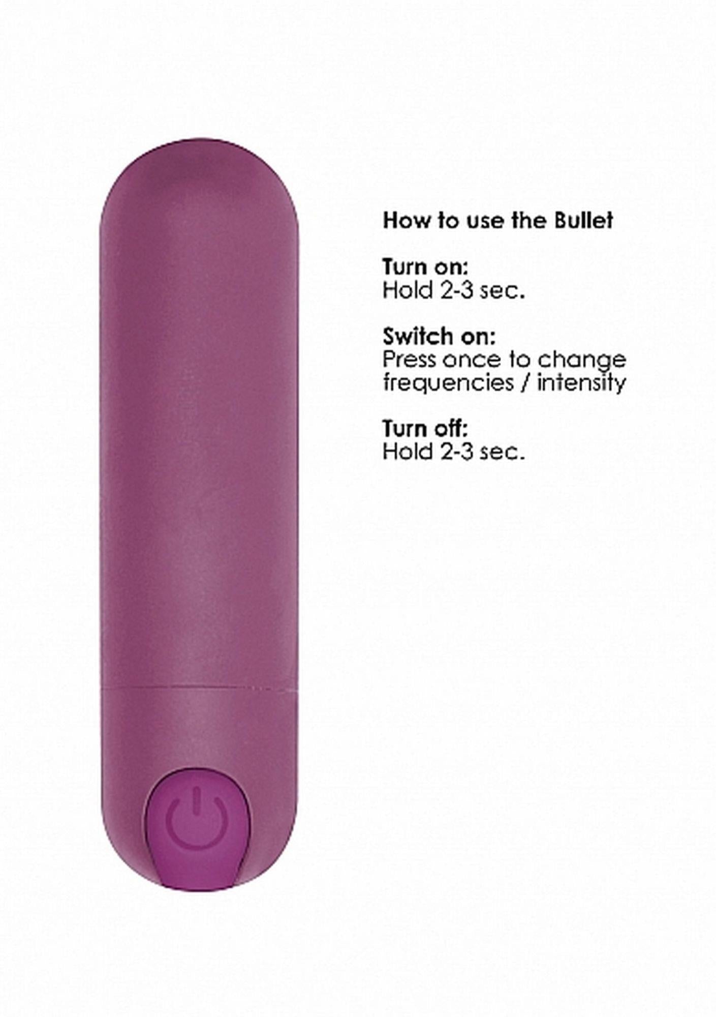 Balle vibrante rechargeable 10 vitesses - Violet