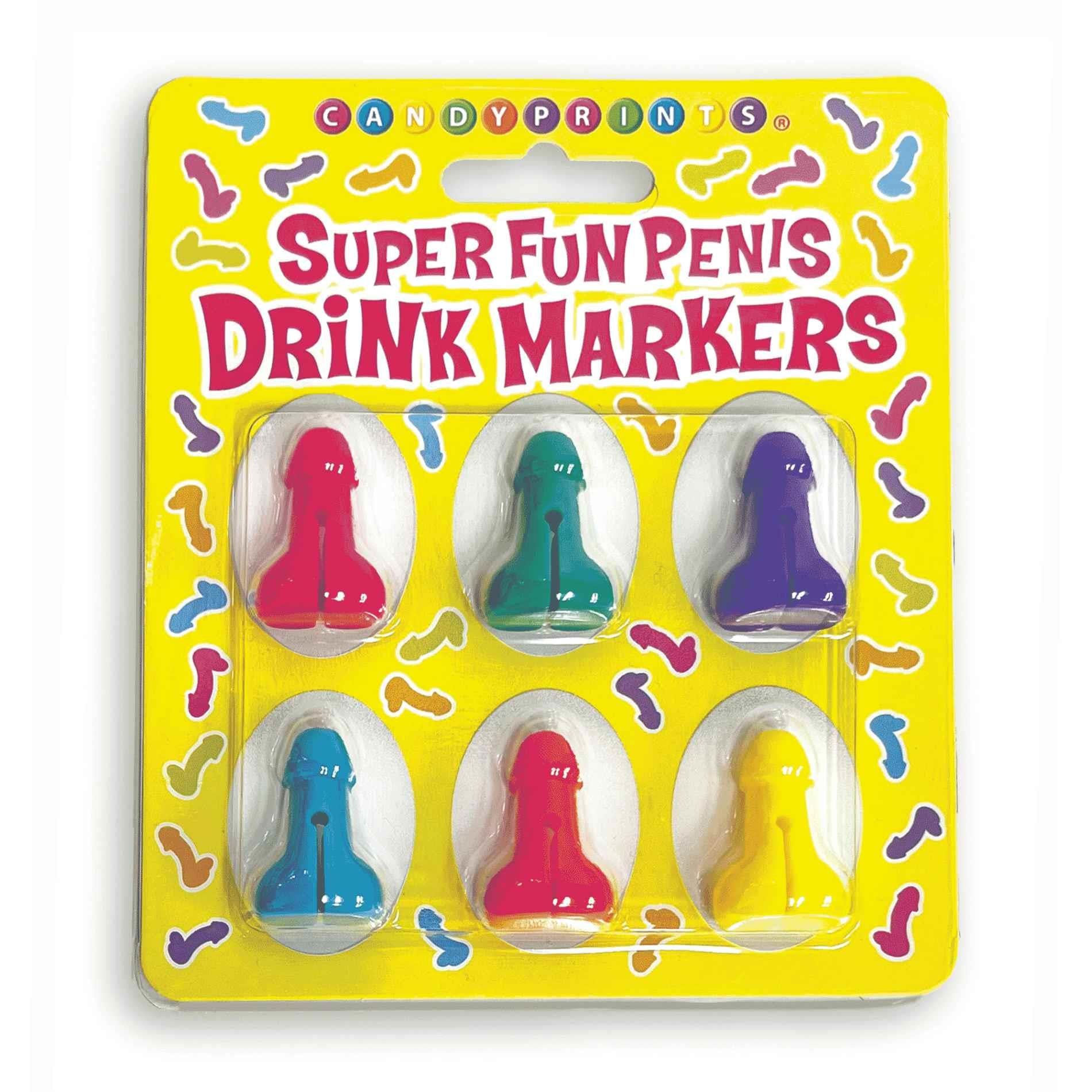 Super Fun Penis Silicone Drink Markers