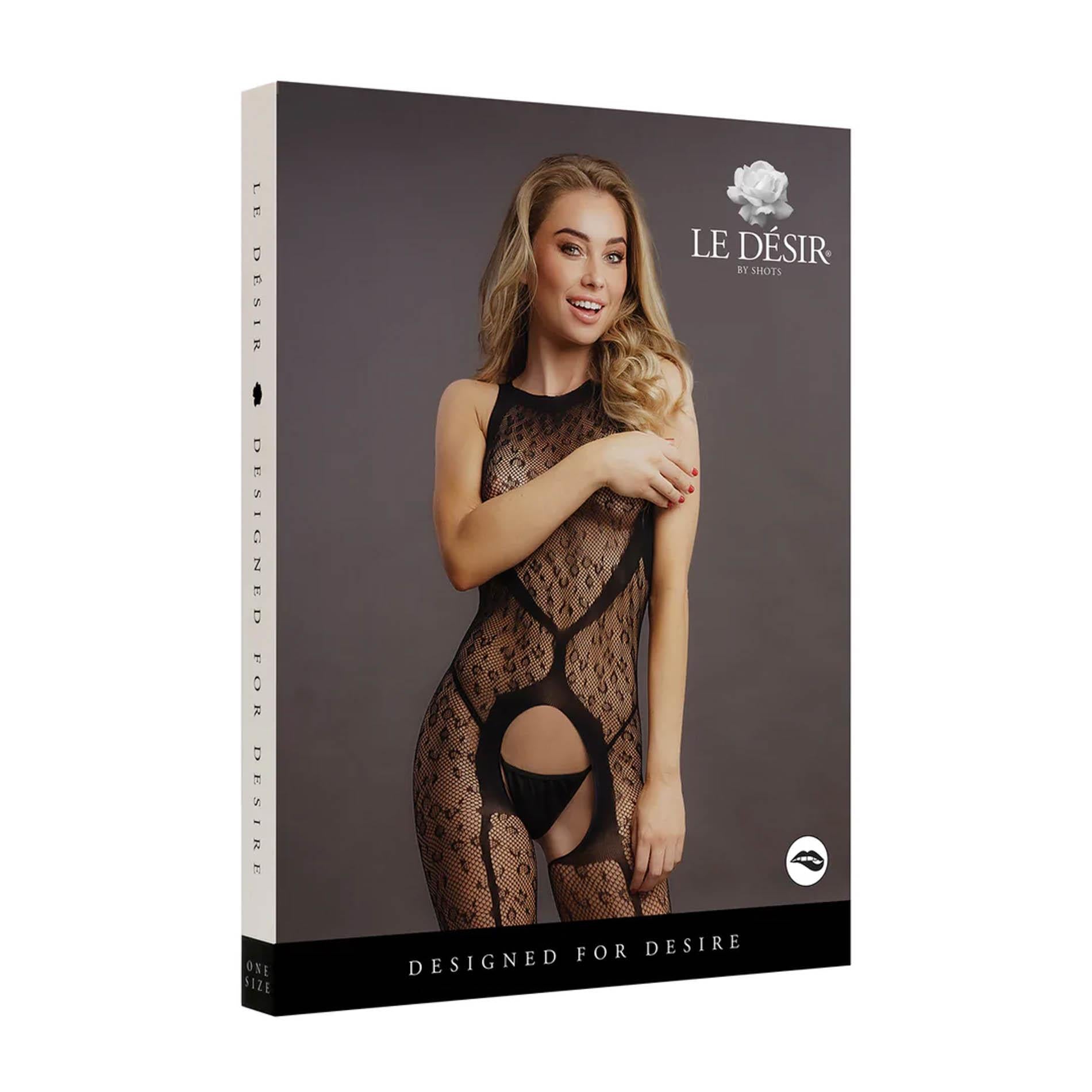 Body léopard ajouré entrejambe - Taille unique
