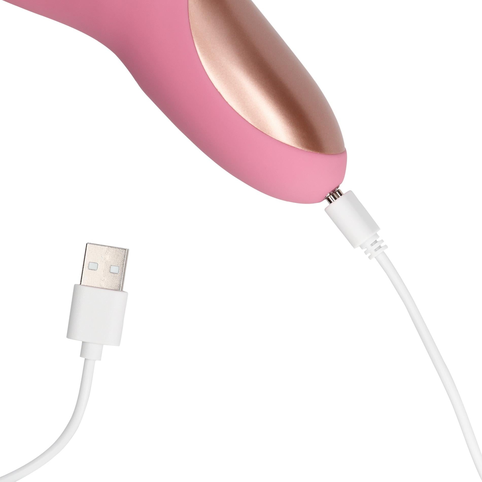 Flapping G-Spot Rabbit Vibrator - Pink Arabesque