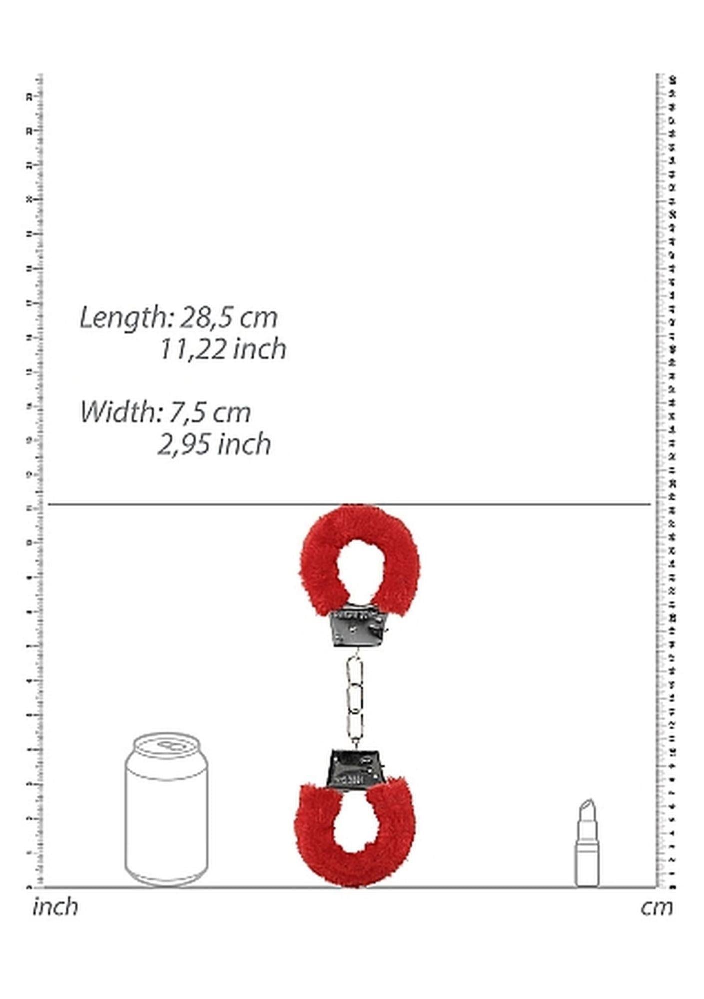 Menottes Velues pour Débutants - Rouges