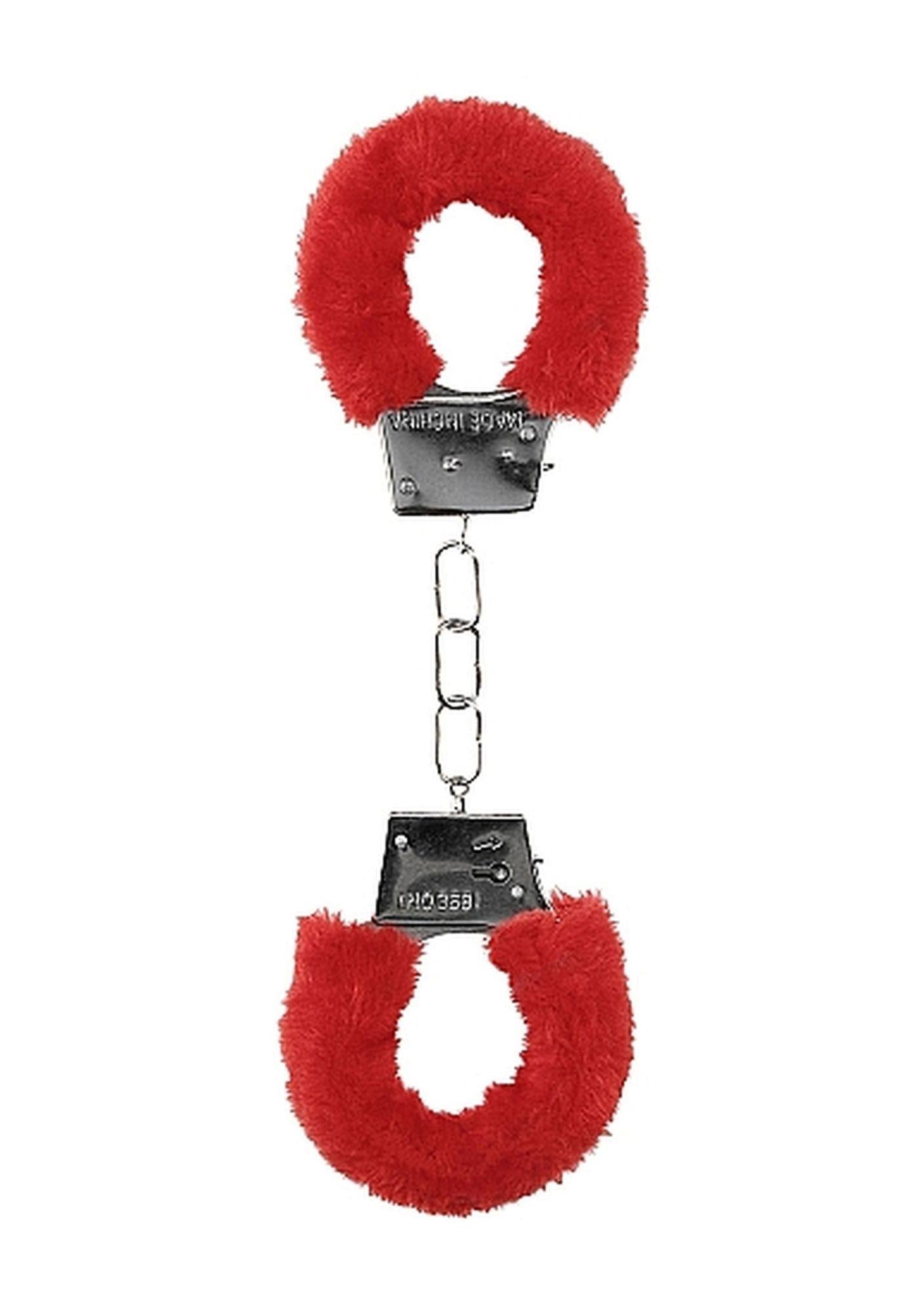 Menottes Velues pour Débutants - Rouges