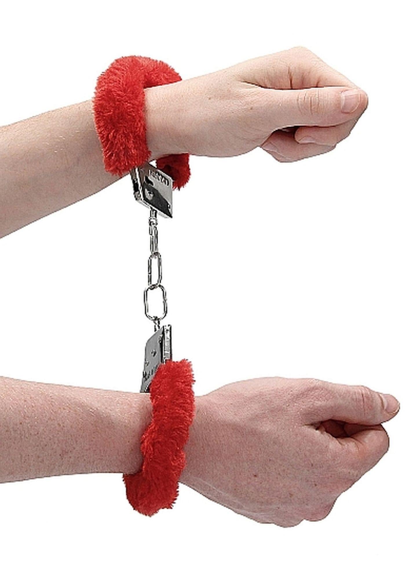 Menottes Velues pour Débutants - Rouges