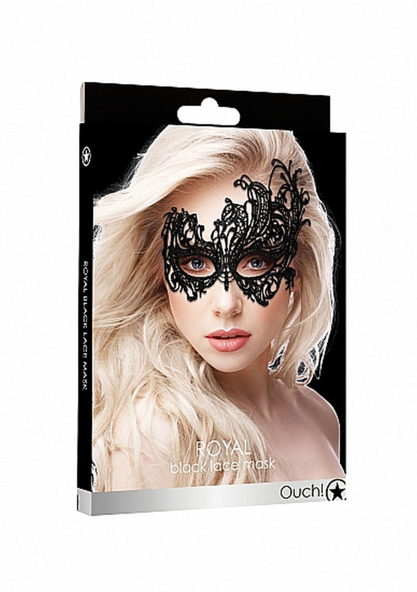 Royal - Black Lace Mask