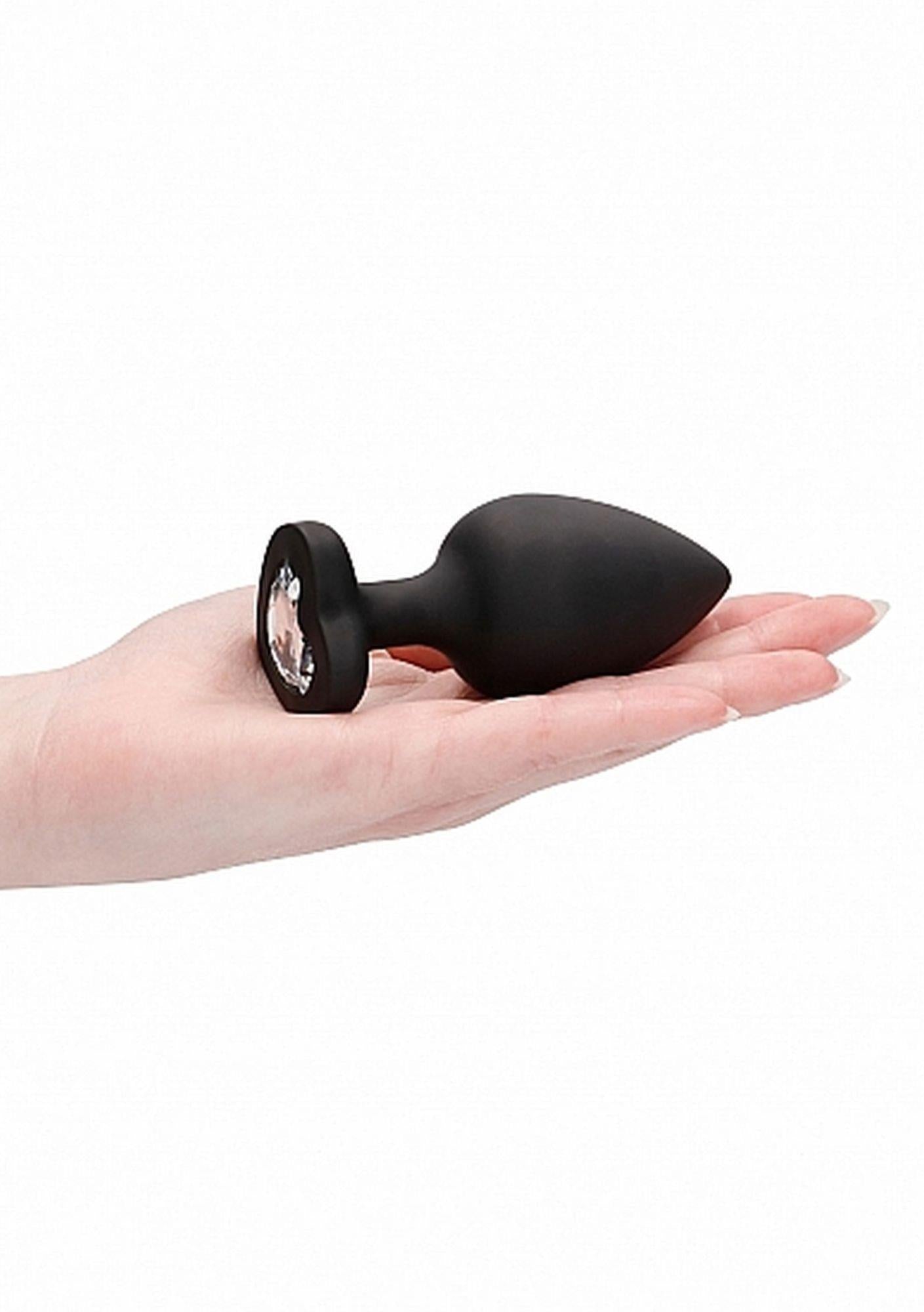 Diamond Heart Butt Plug - Extra Large