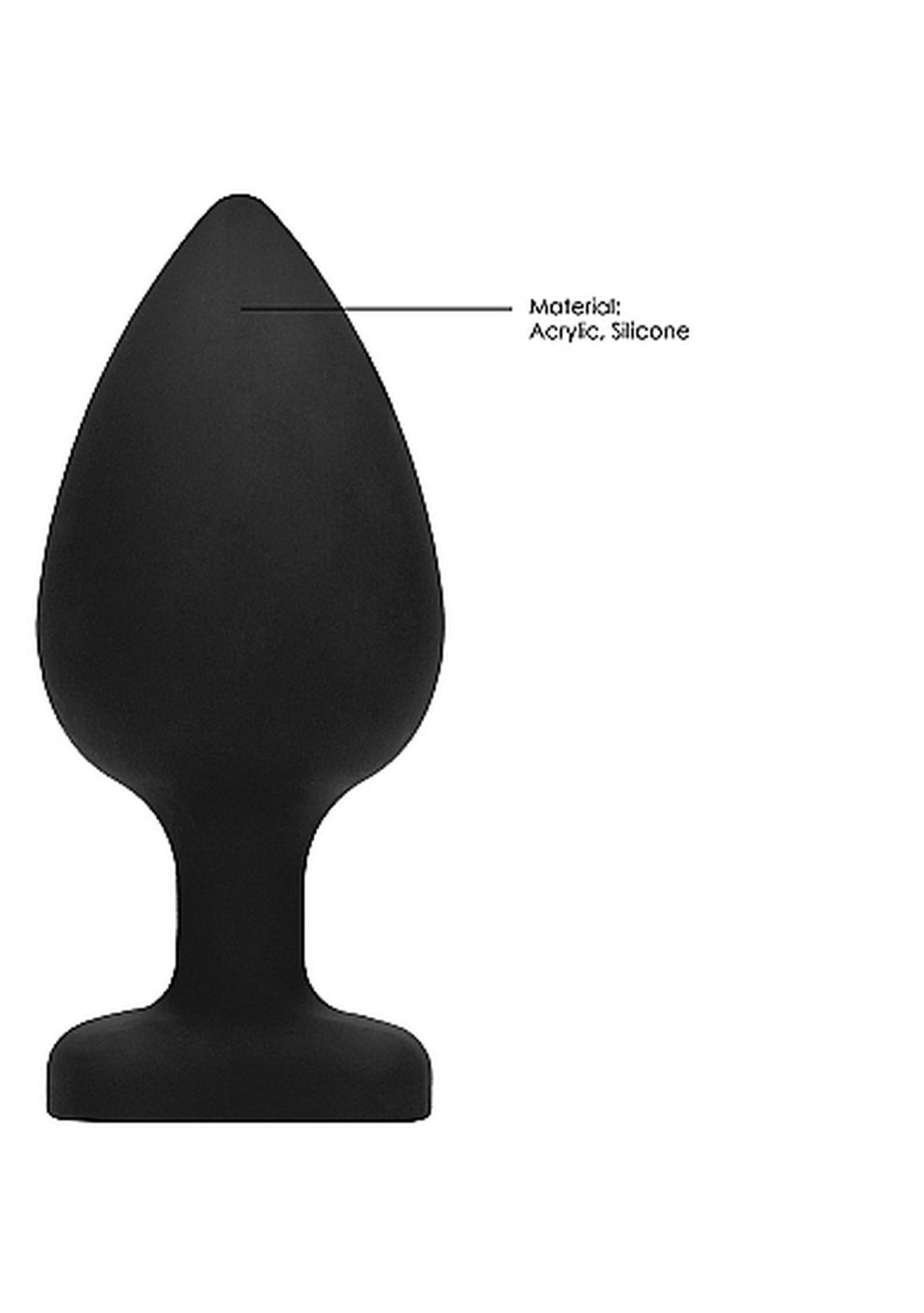 Diamond Heart Butt Plug - Extra Large