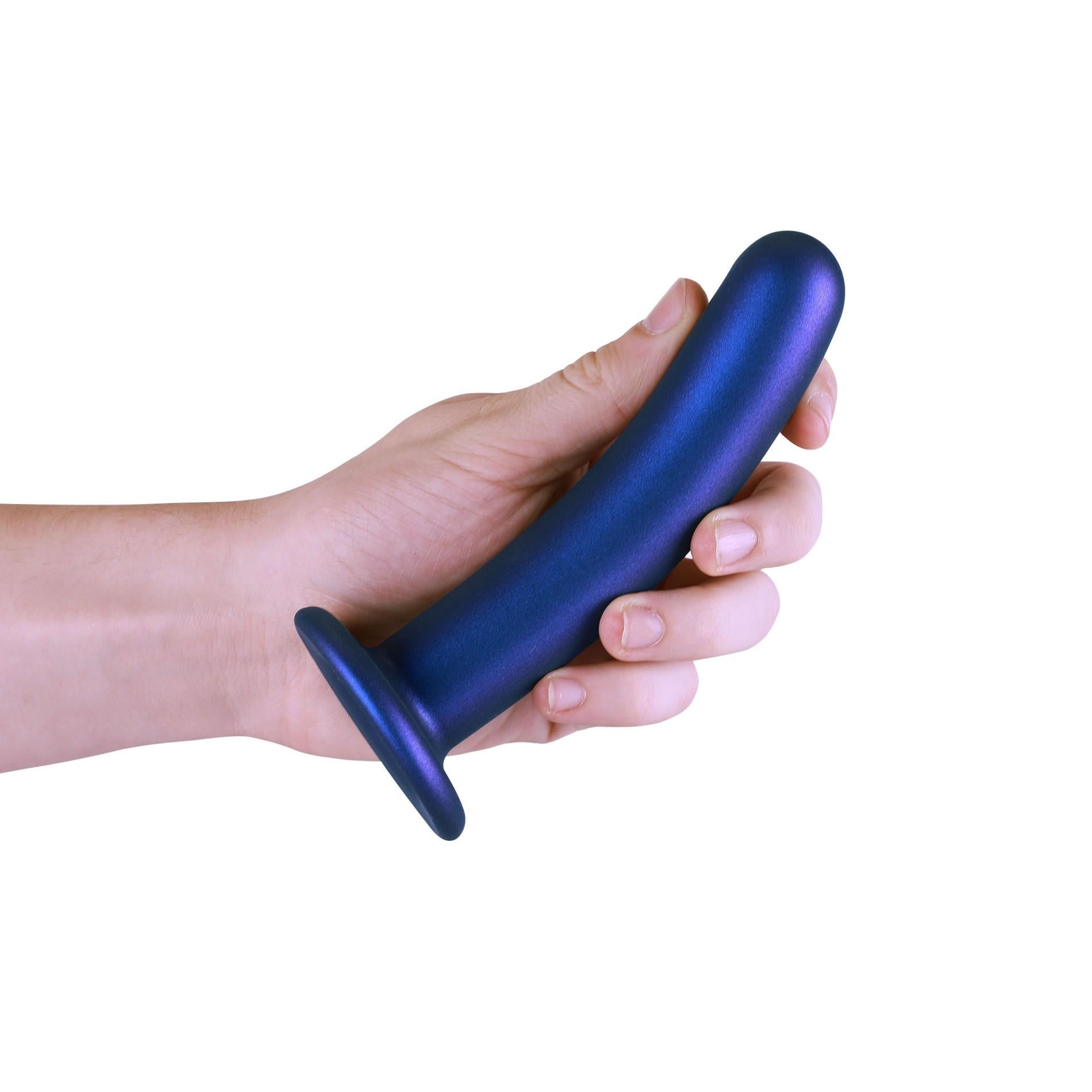 Gode ceinture en silicone lisse point G - 6'' / 14,5 cm