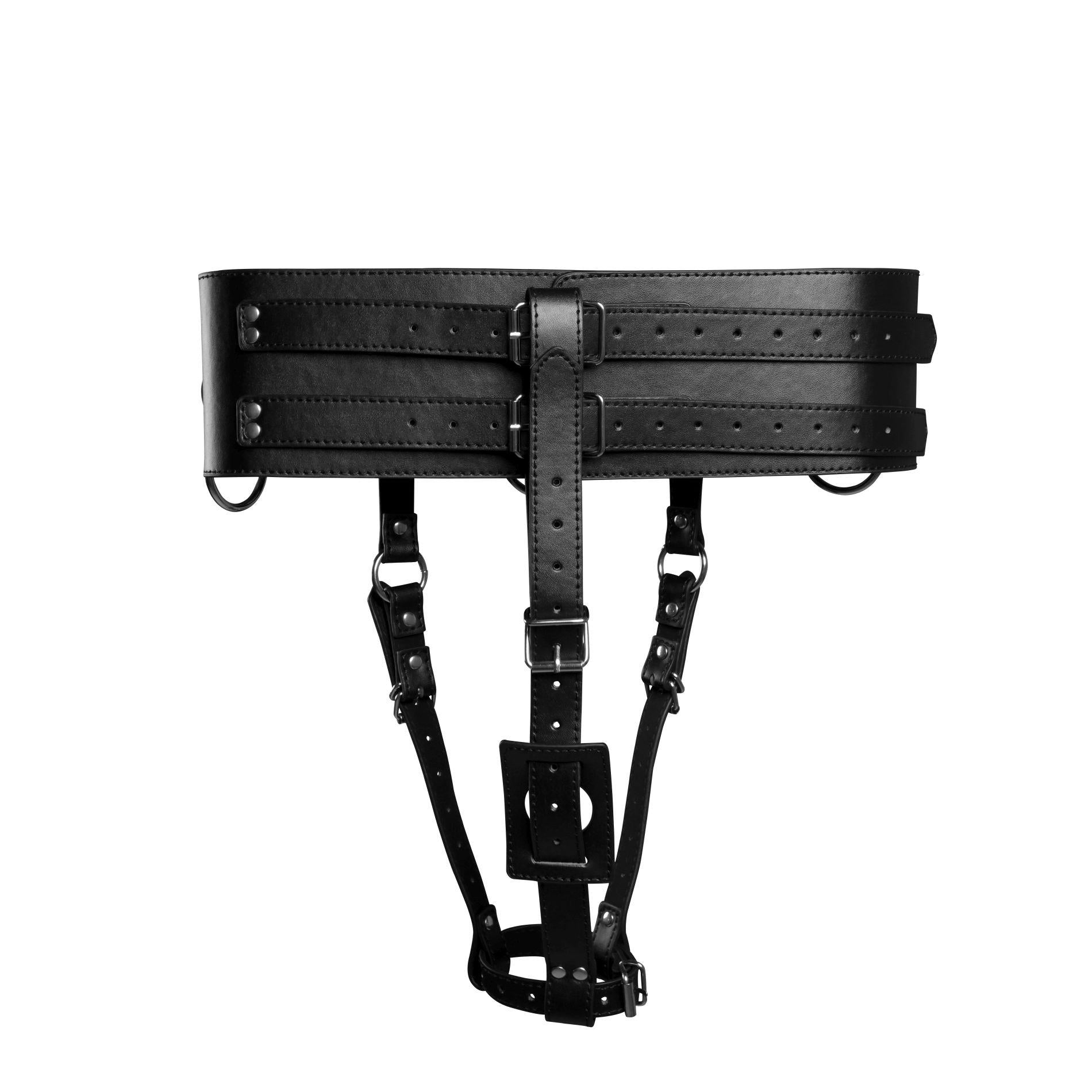 Ceinture avec porte-vibrateur - Noir