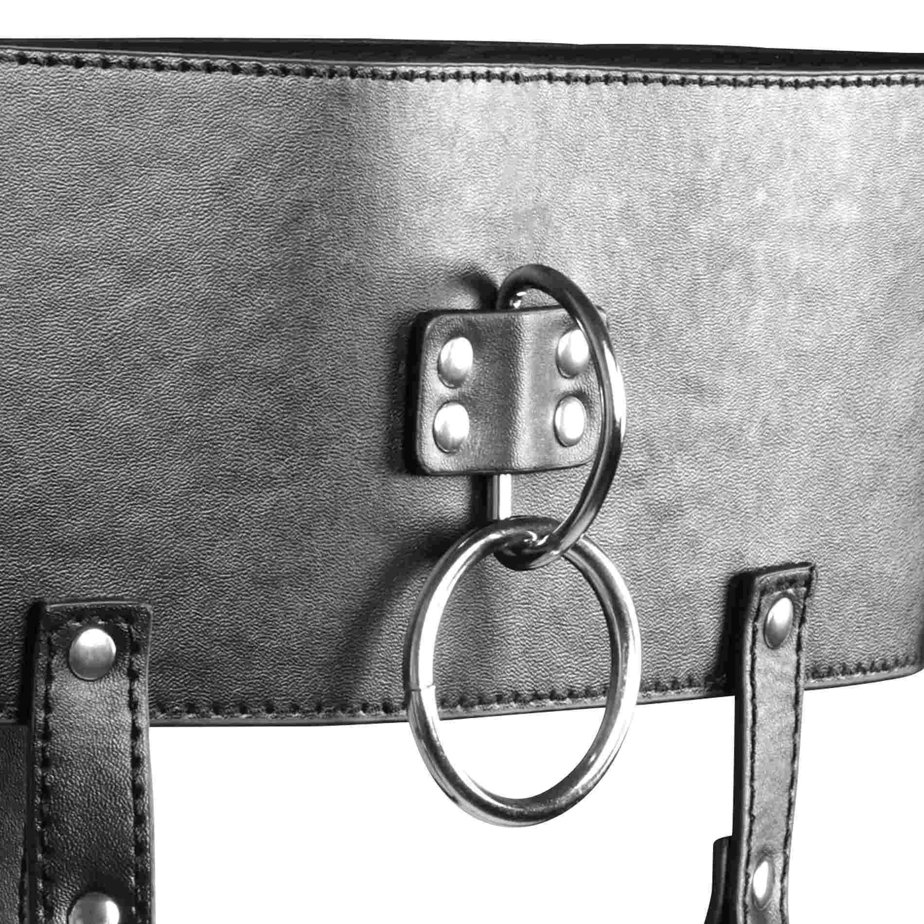 Ceinture avec porte-vibrateur - Noir