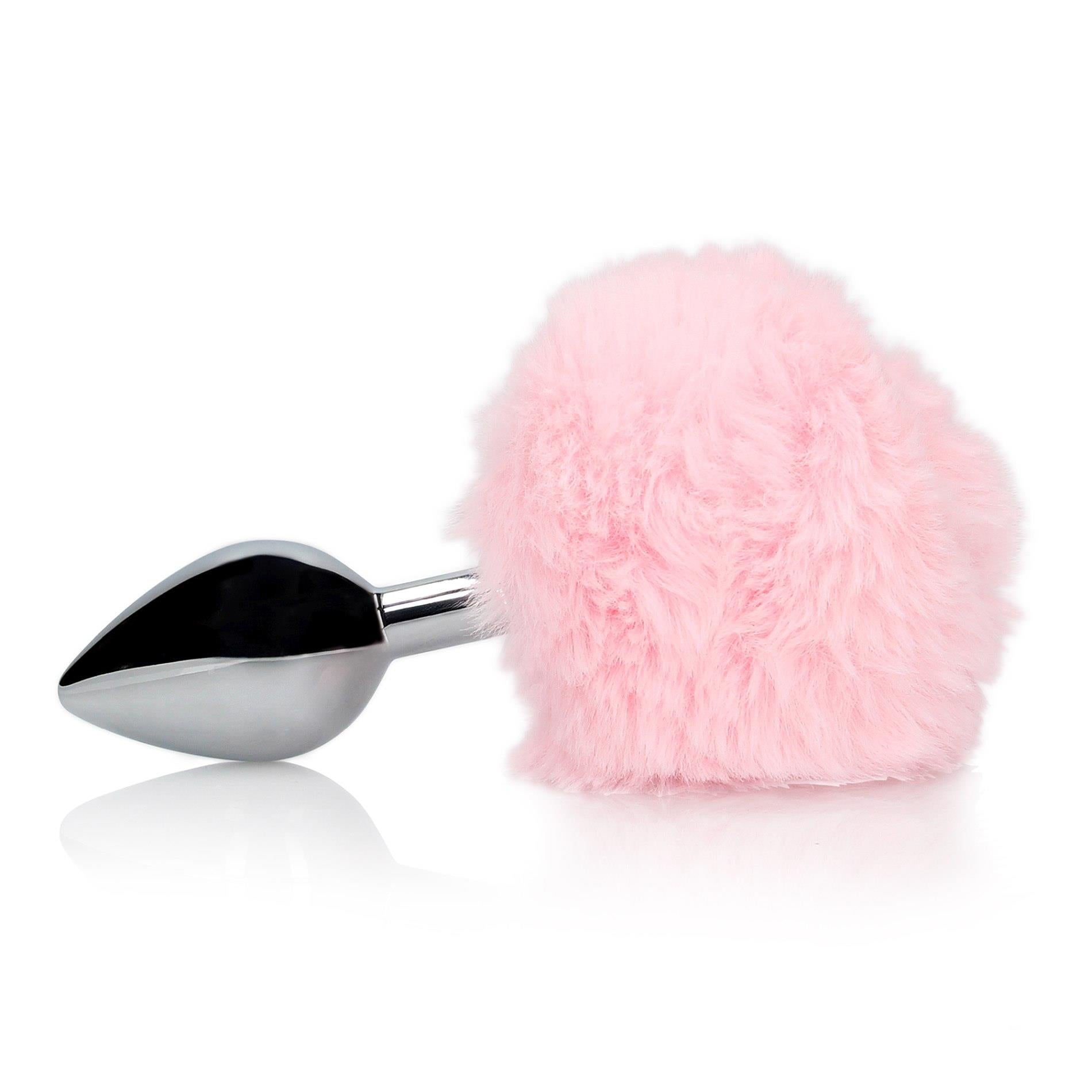 Queue de lapin avec plug anal métallique