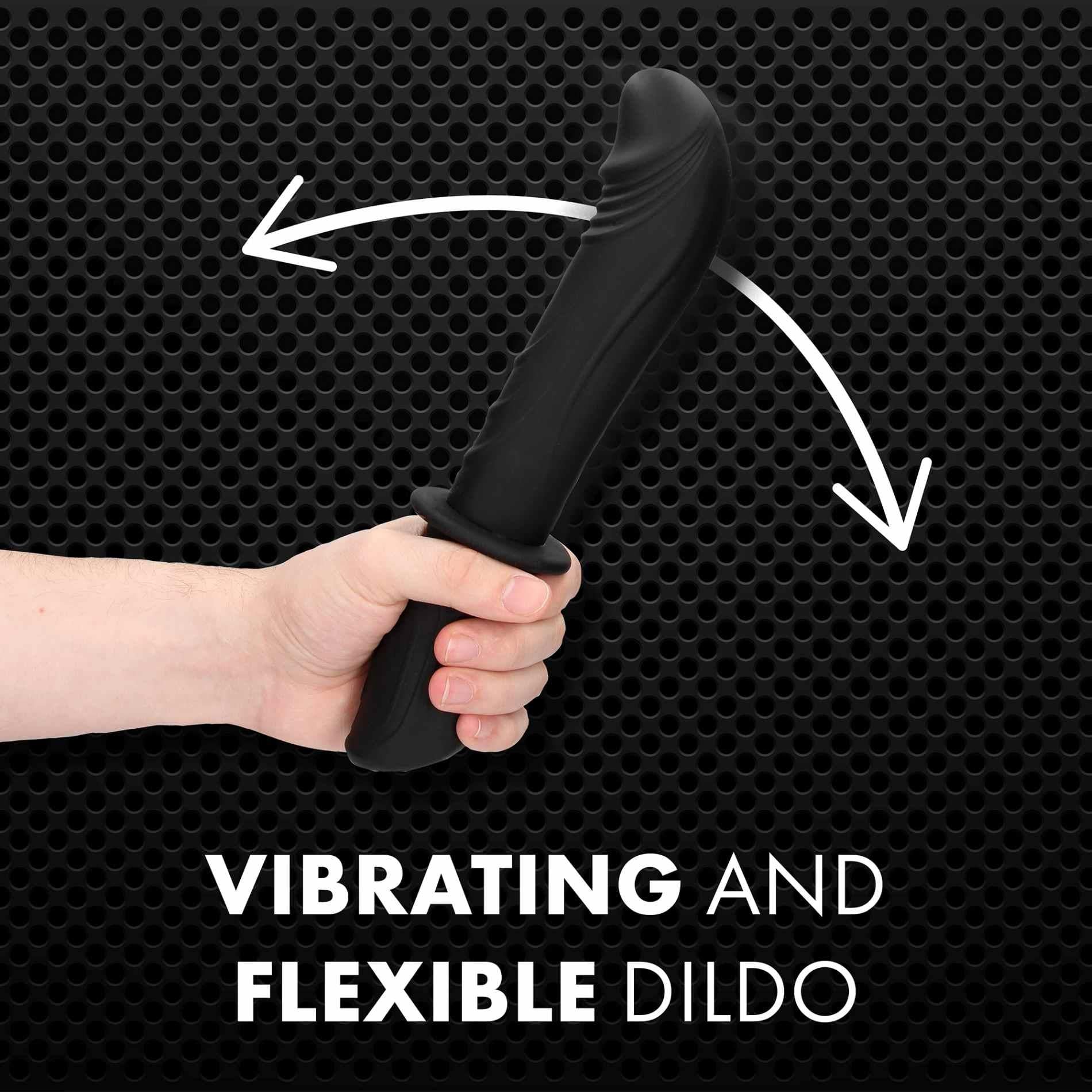 Machine vibrante sexuelle portative - Noire