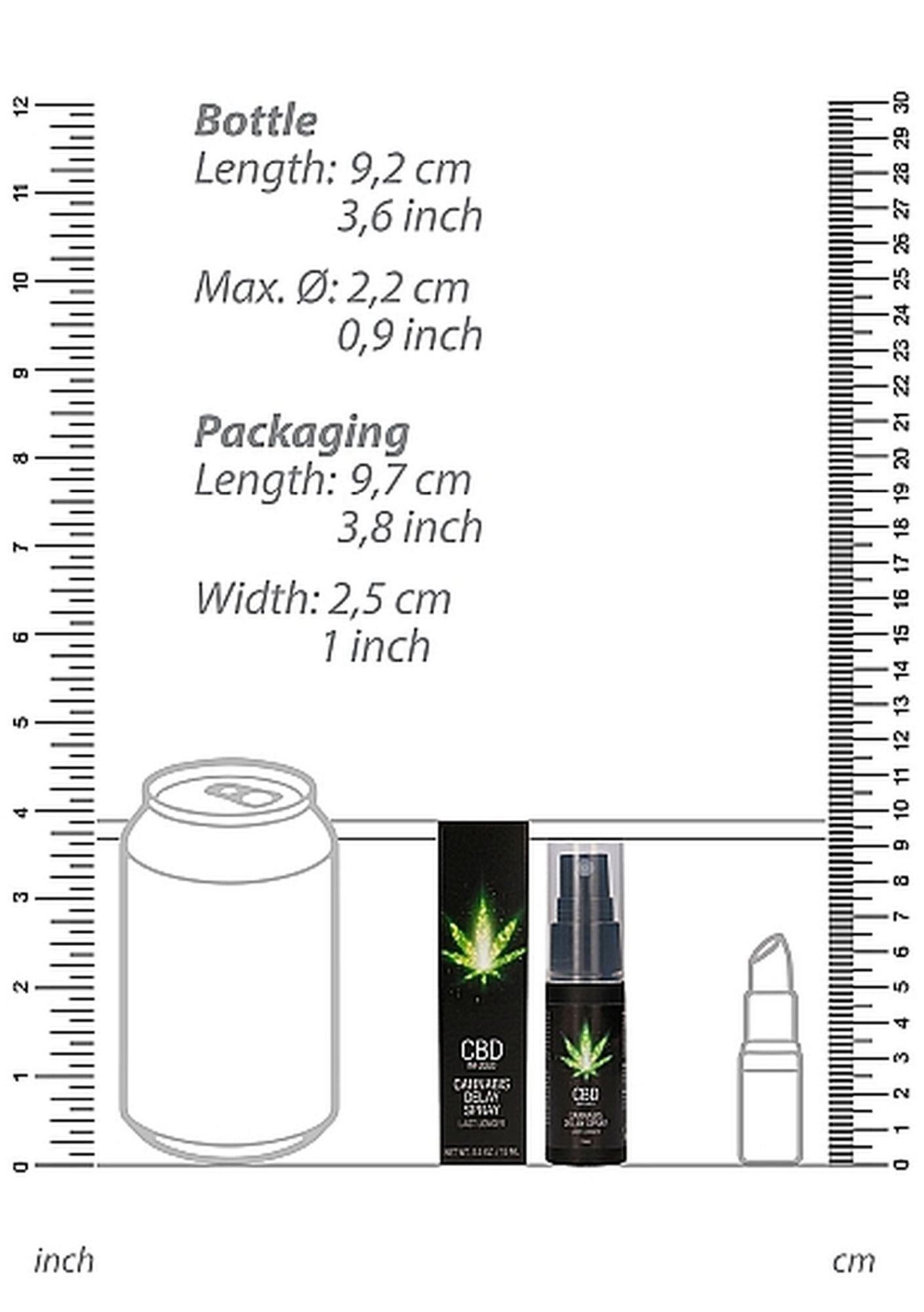 CBD Cannabis Delay Spray - 0.5 fl oz / 15 ml