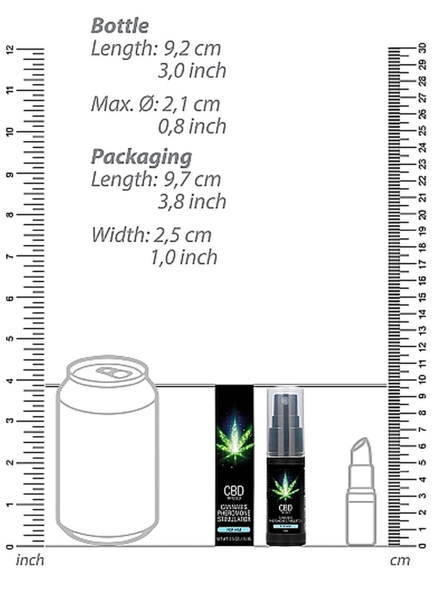 CBD Cannabis Pheromone Stimulator For Him - 0.5 fl oz / 15 ml