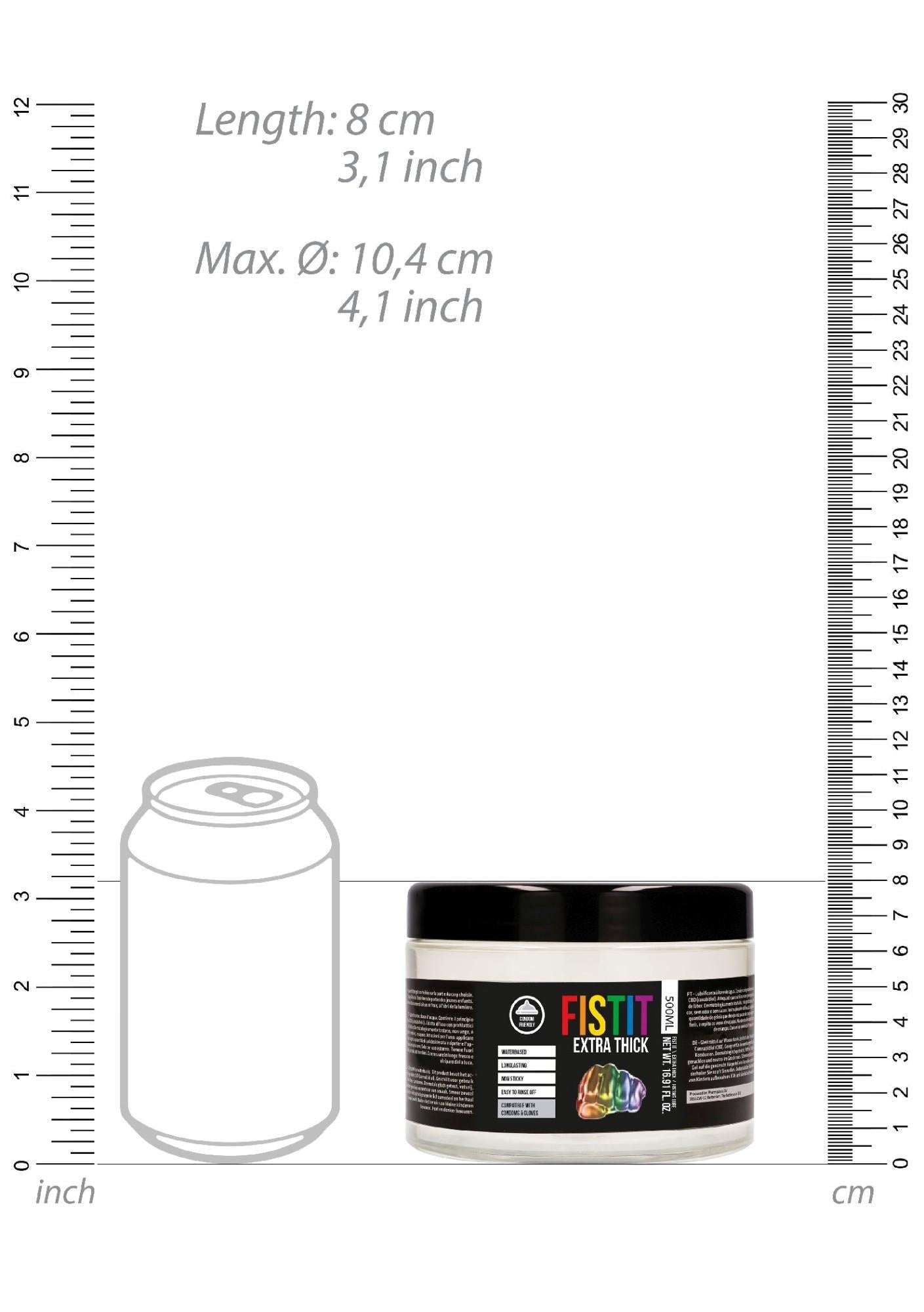 Extra Thick Lubricant Rainbow Edition - 17 fl oz / 500 ml