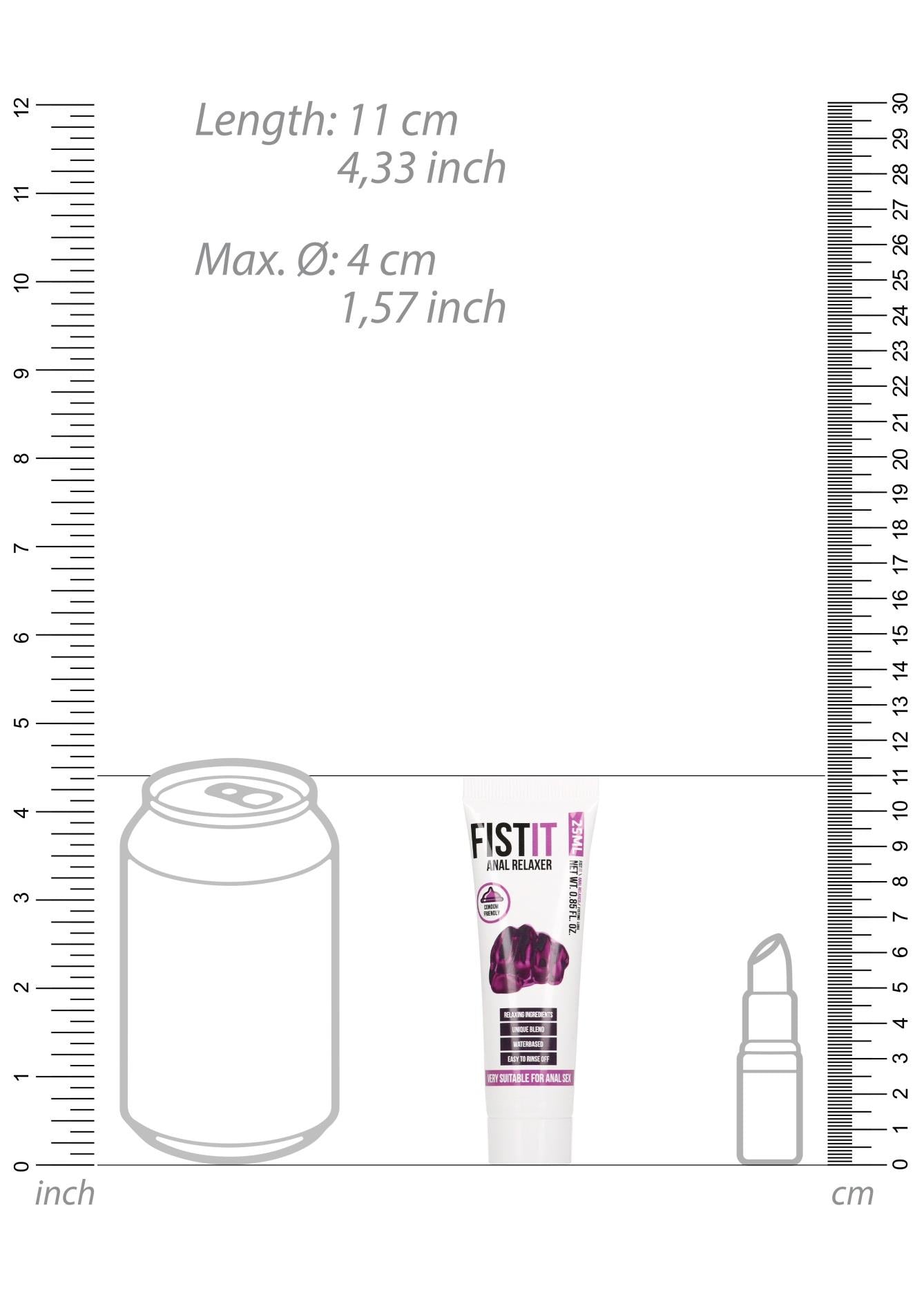 Détenteur Anal - 0,8 fl oz / 25 ml